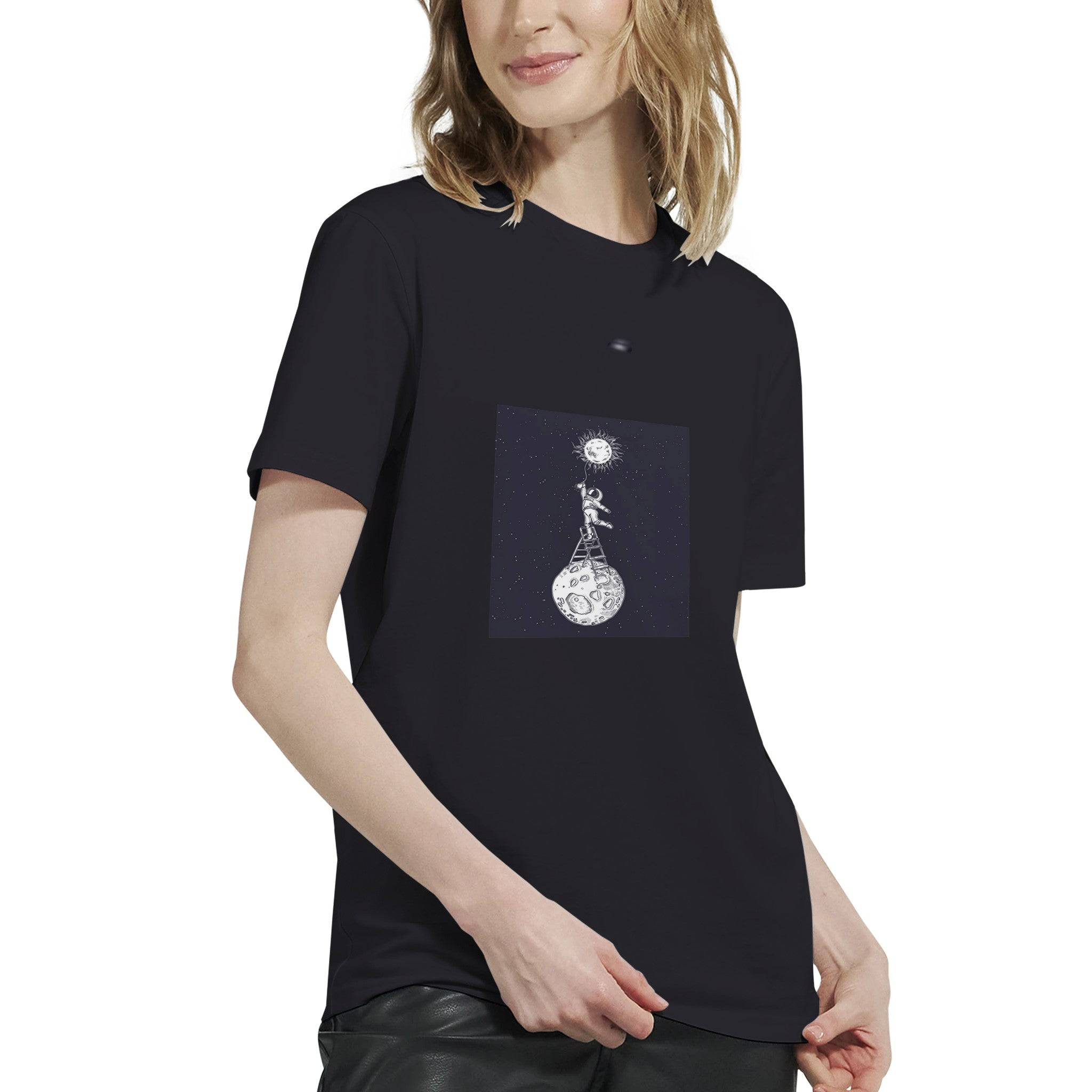 Budget Unisex Crewneck T-shirt/Astronaut-Sun - Enet Images