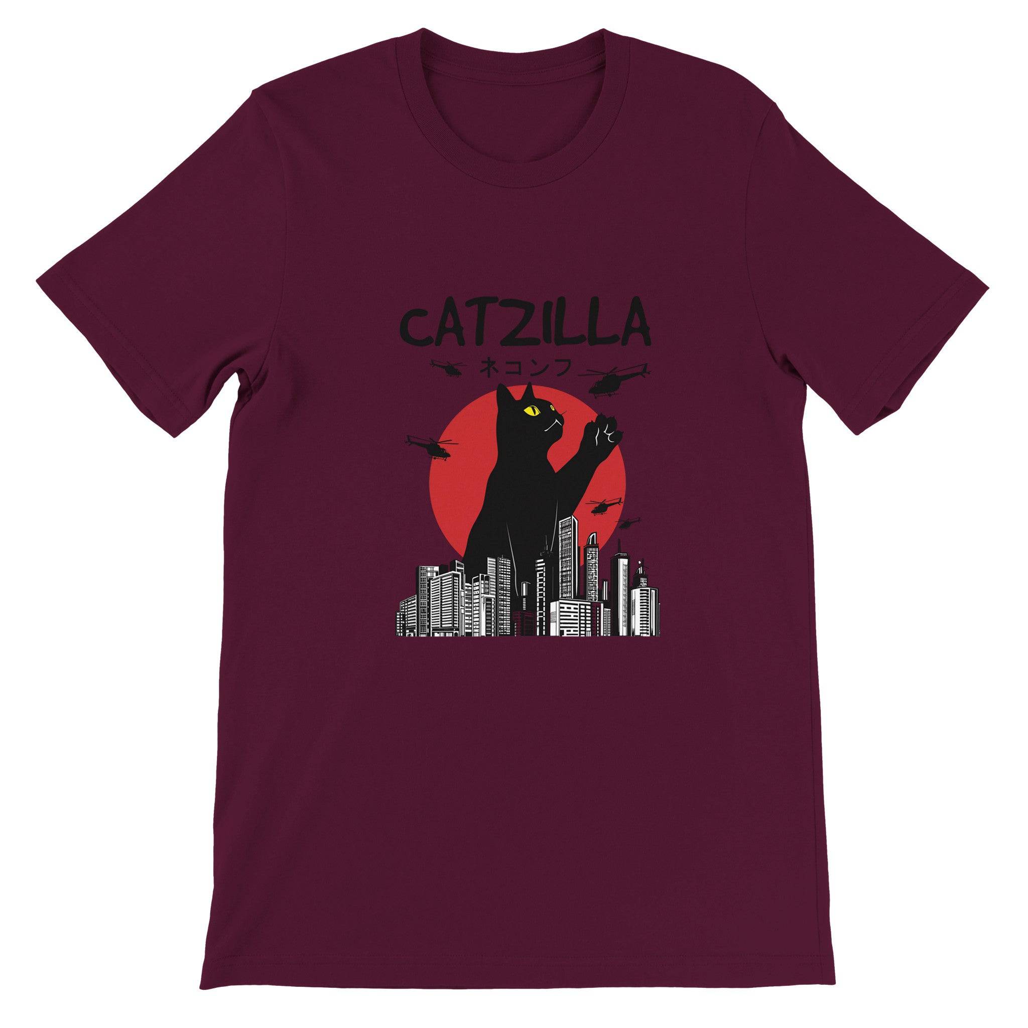 Budget Unisex Crewneck T-shirt/Catzilla - Enet Images
