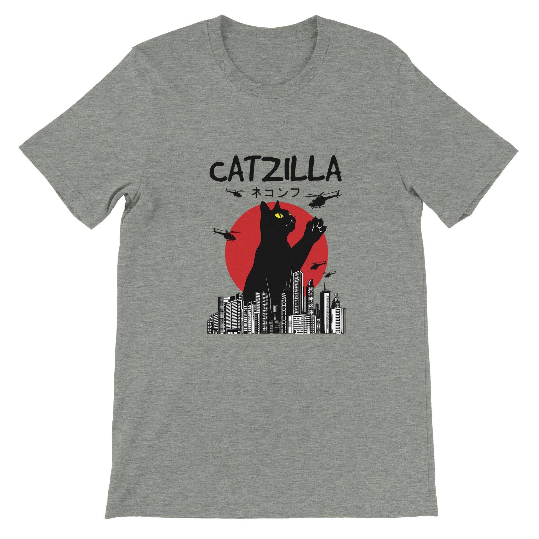 Budget Unisex Crewneck T-shirt/Catzilla - Enet Images
