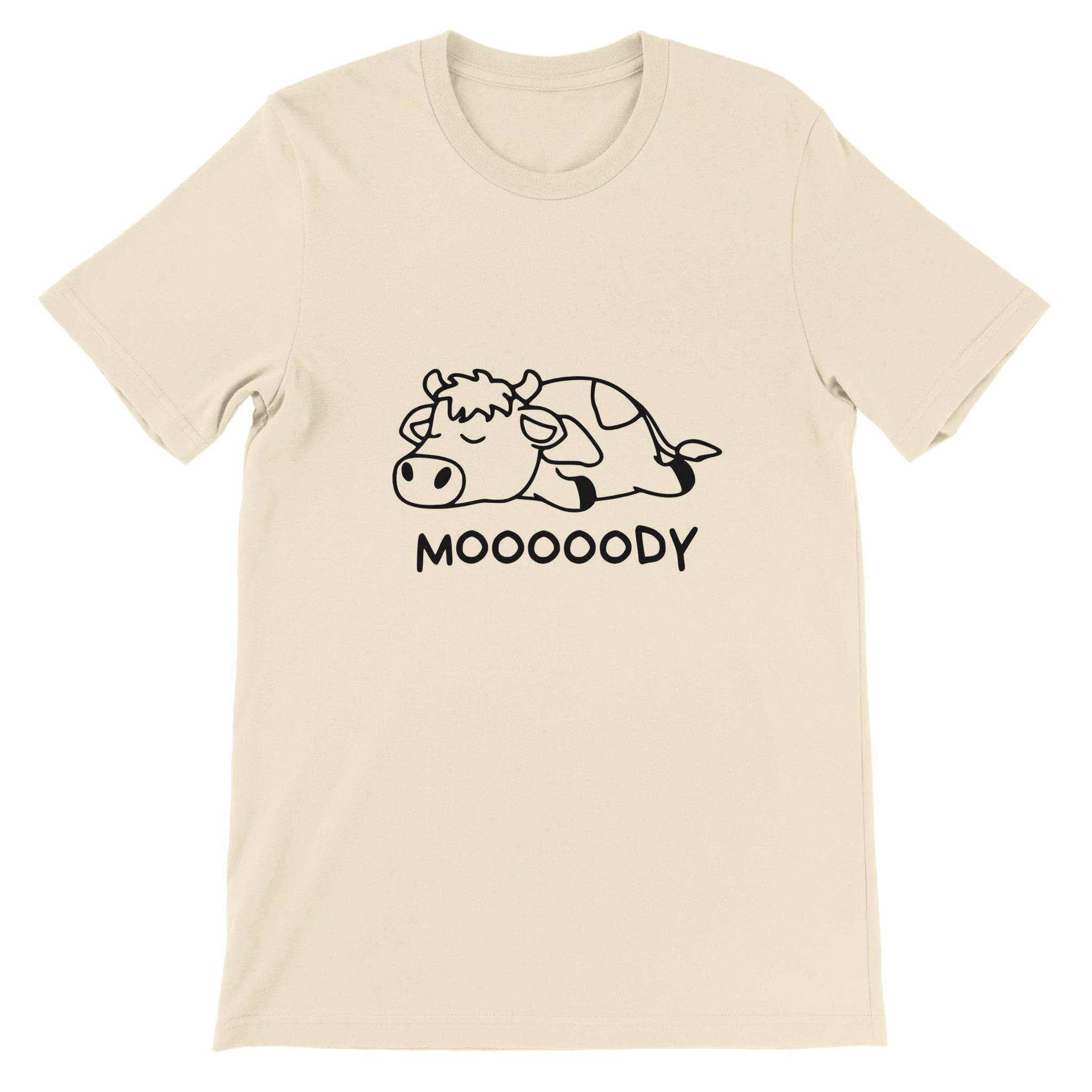 Budget Unisex Crewneck T-shirt/Moody-Cow - Enet Images