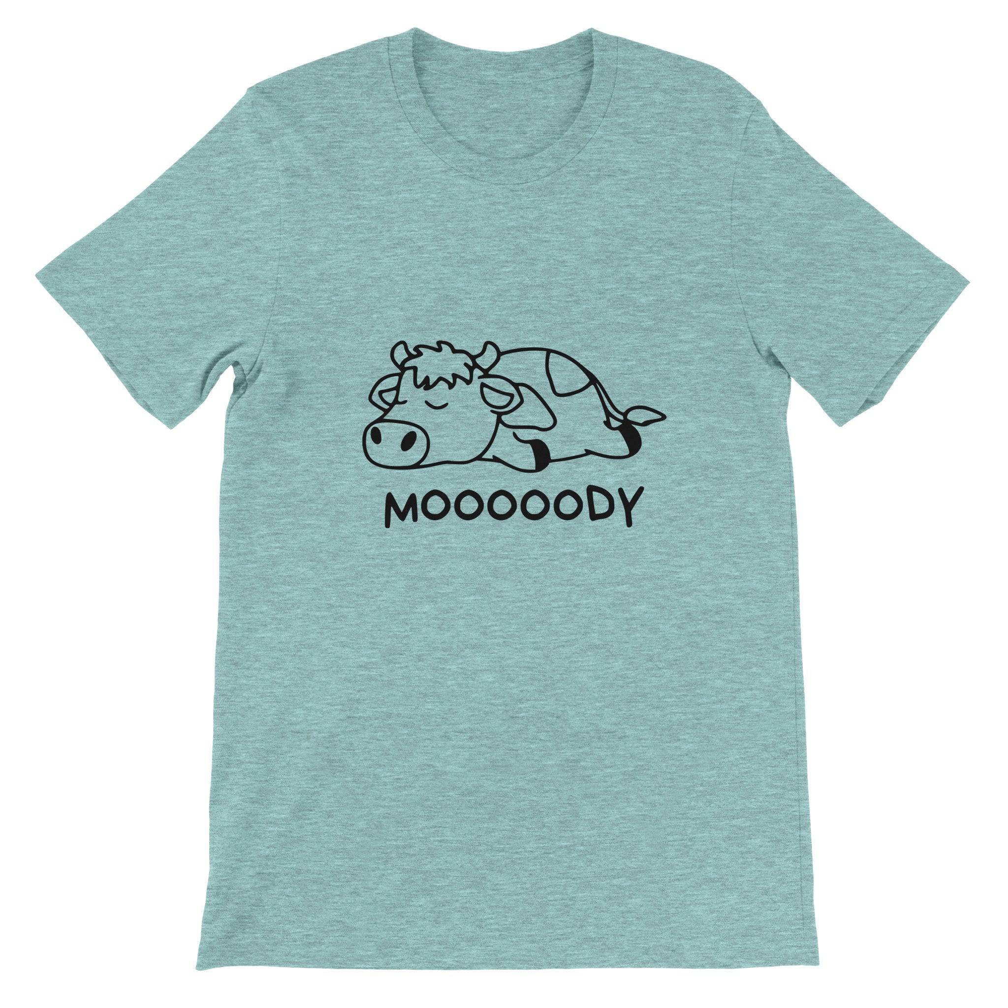 Budget Unisex Crewneck T-shirt/Moody-Cow - Enet Images