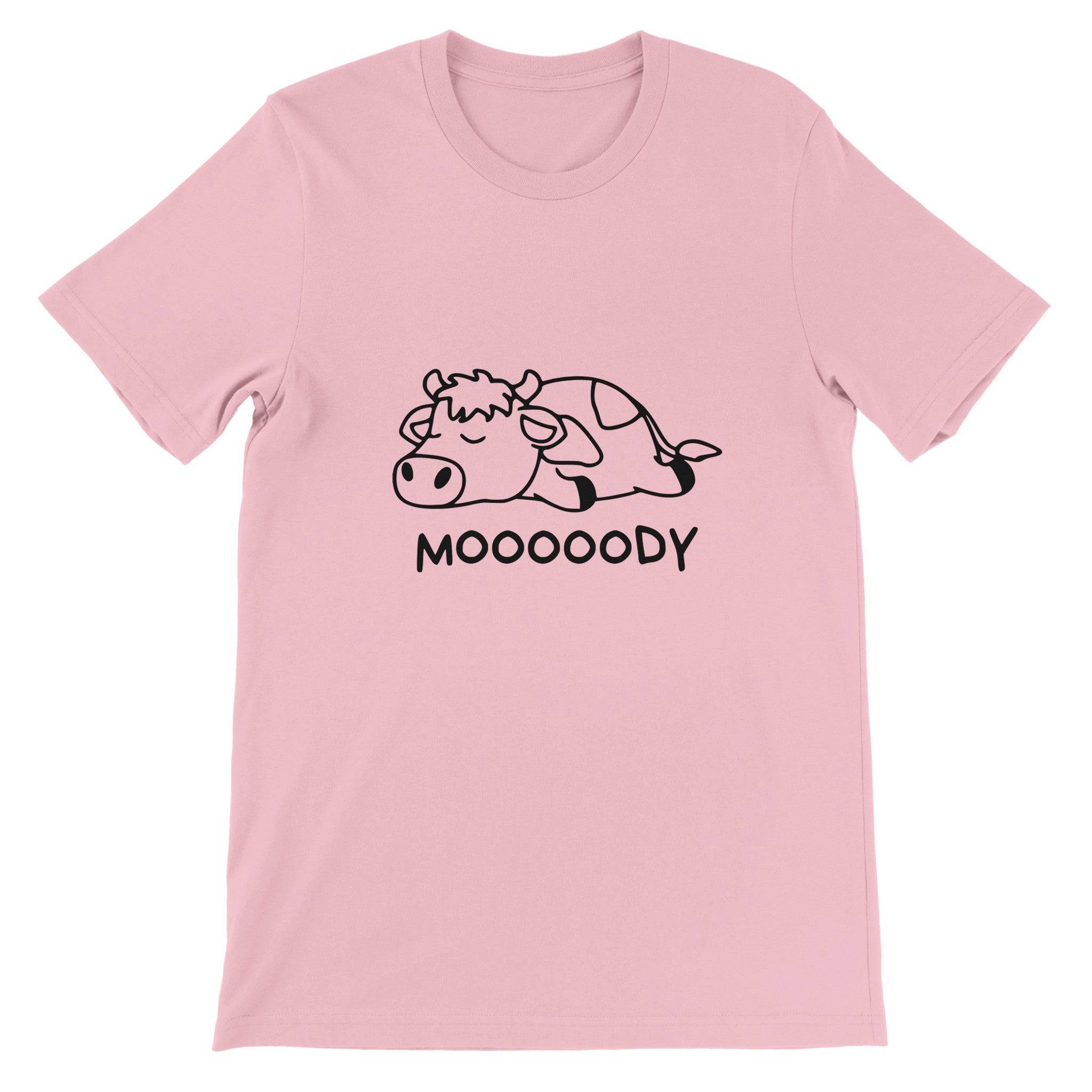 Budget Unisex Crewneck T-shirt/Moody-Cow - Enet Images