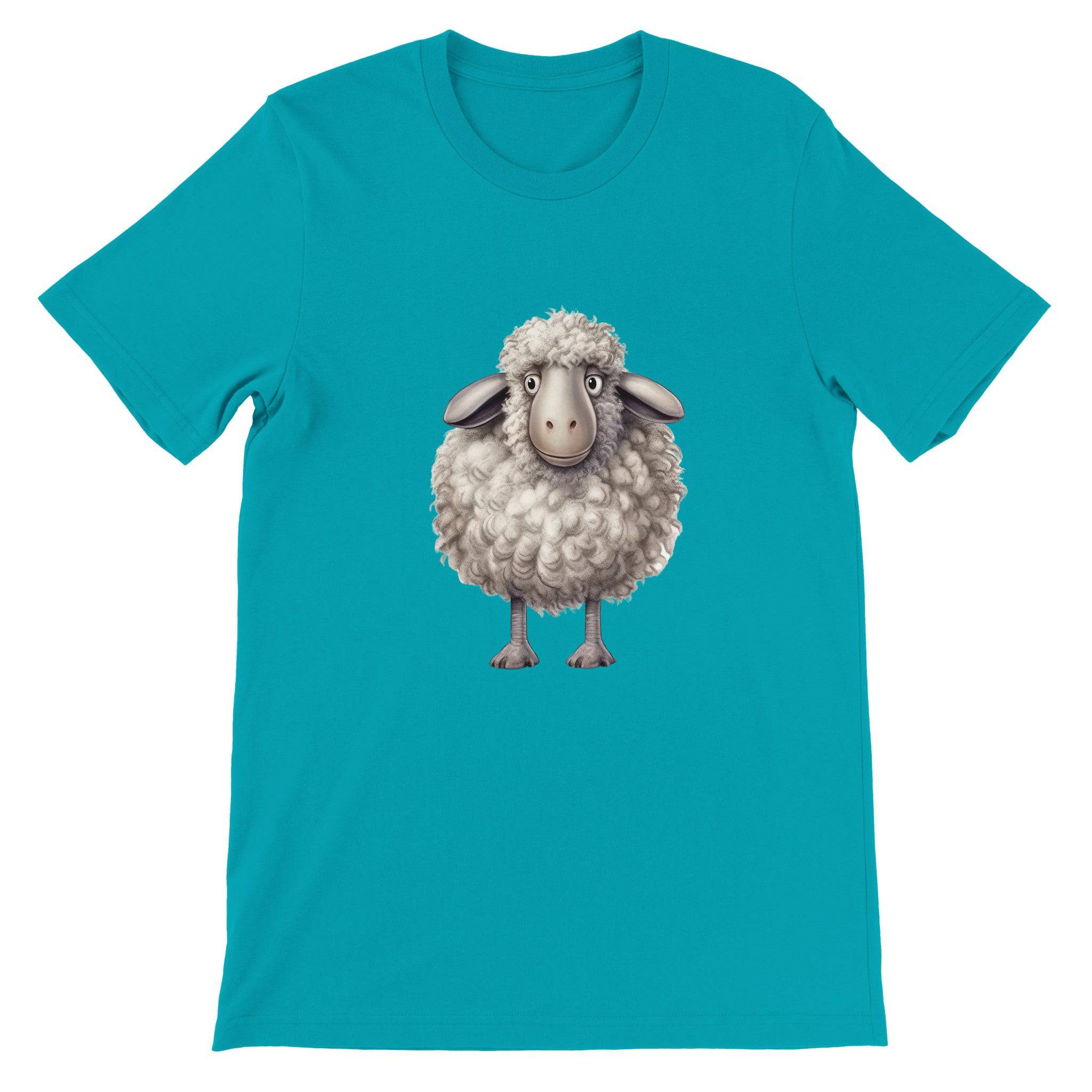 Budget Unisex Crewneck T-shirt/Sheep - Enet Images