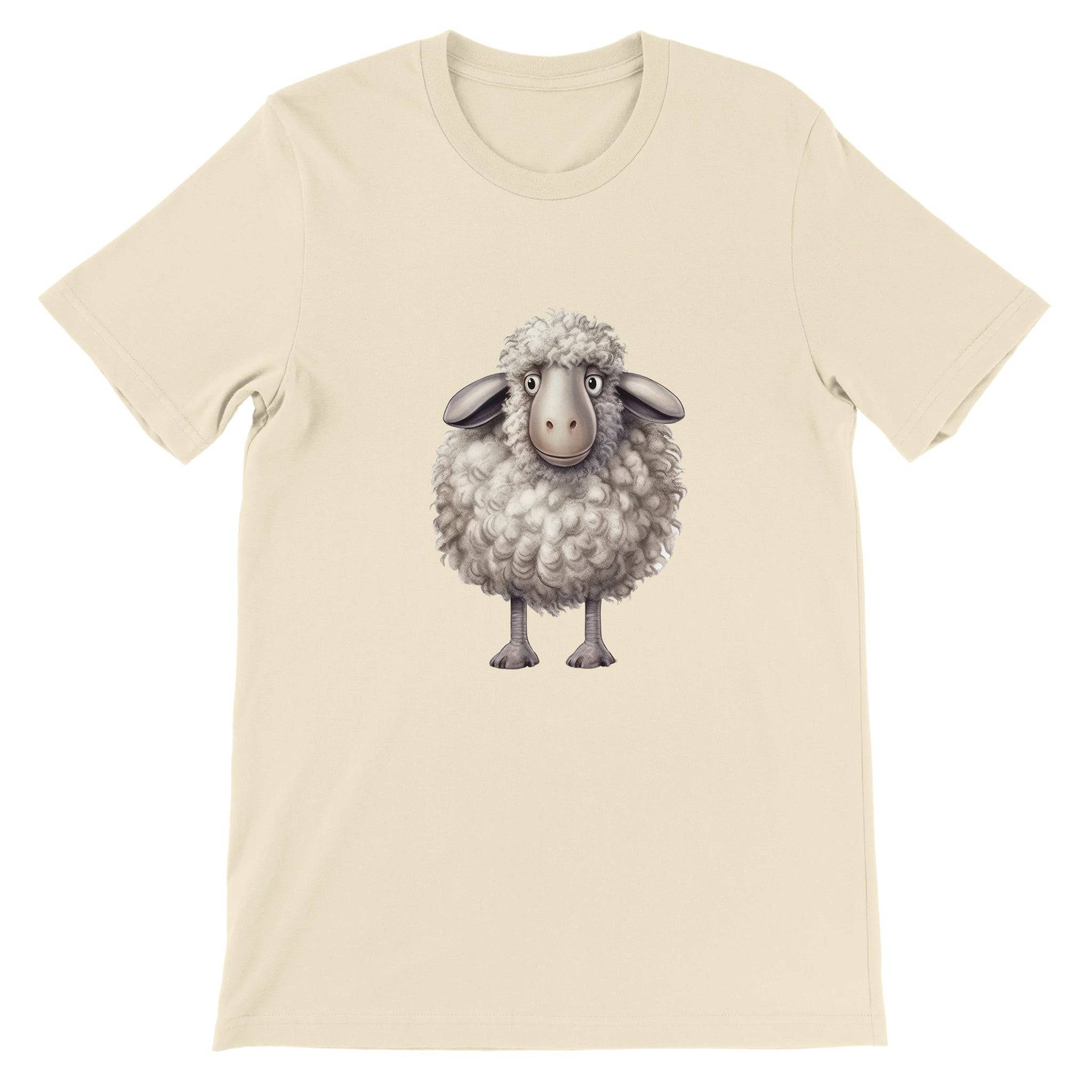 Budget Unisex Crewneck T-shirt/Sheep - Enet Images