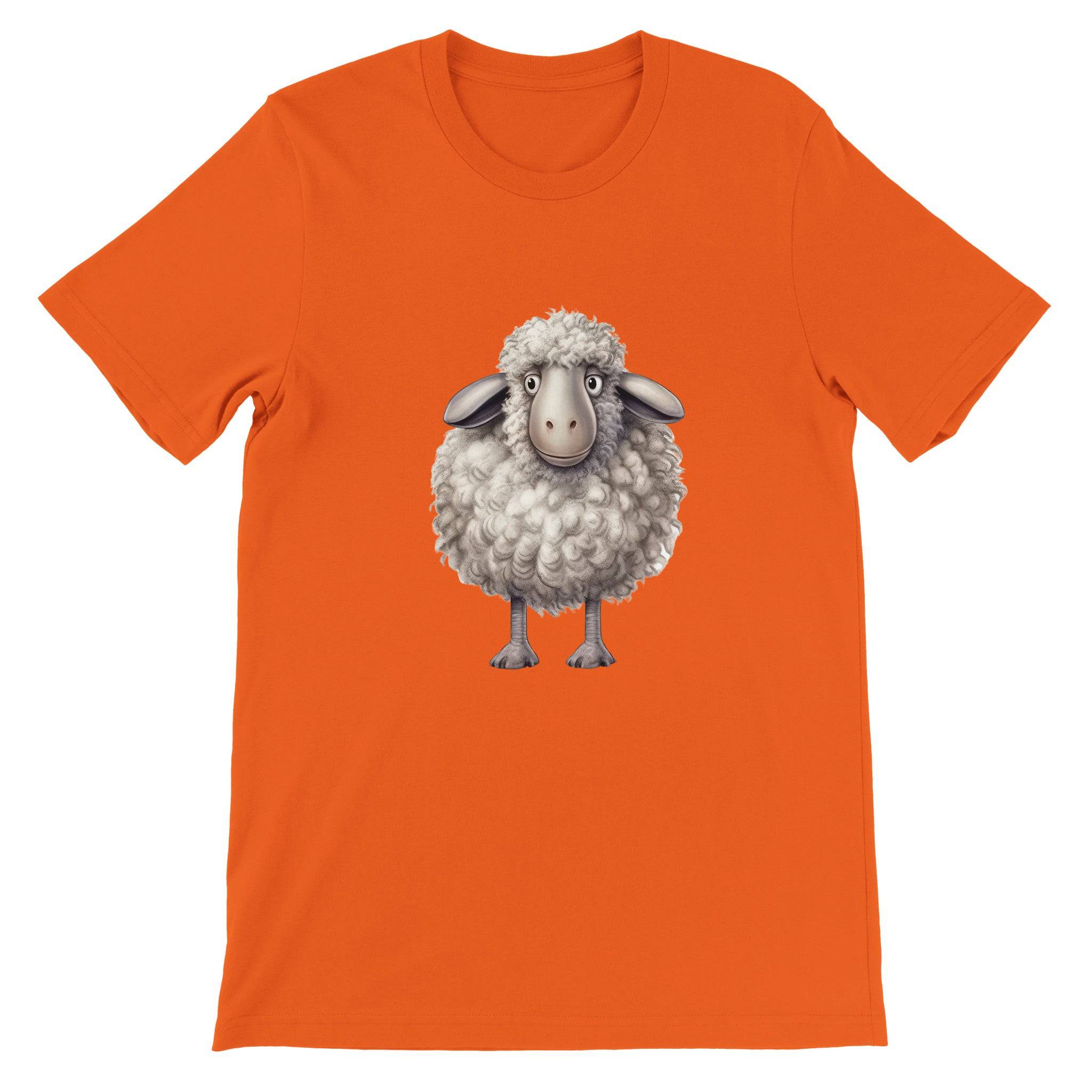 Budget Unisex Crewneck T-shirt/Sheep - Enet Images