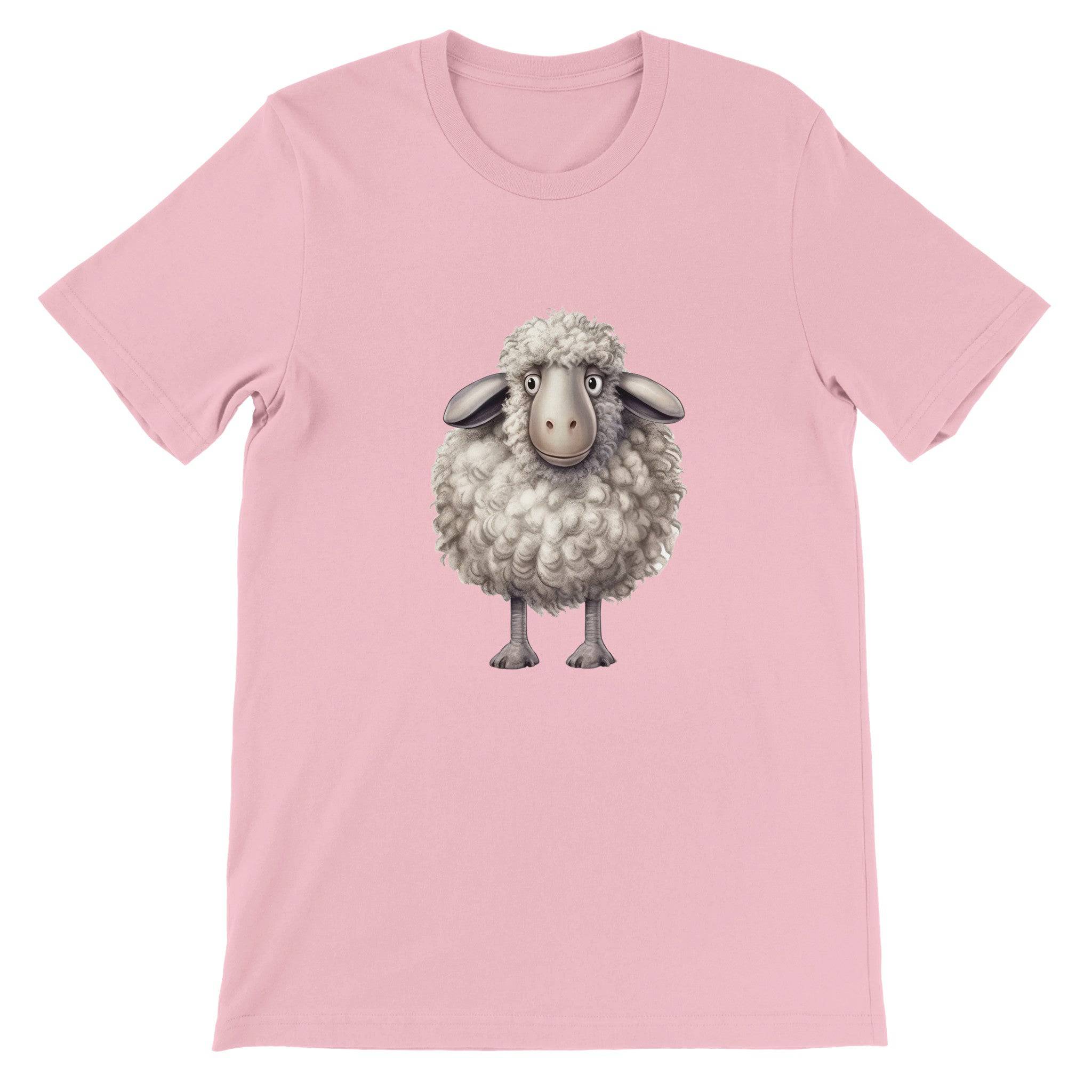 Budget Unisex Crewneck T-shirt/Sheep - Enet Images
