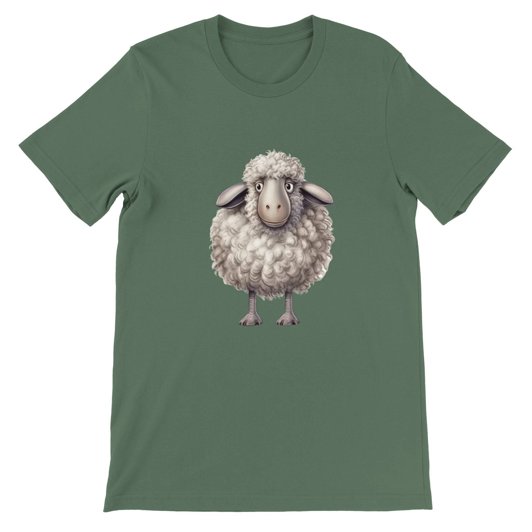 Budget Unisex Crewneck T-shirt/Sheep - Enet Images