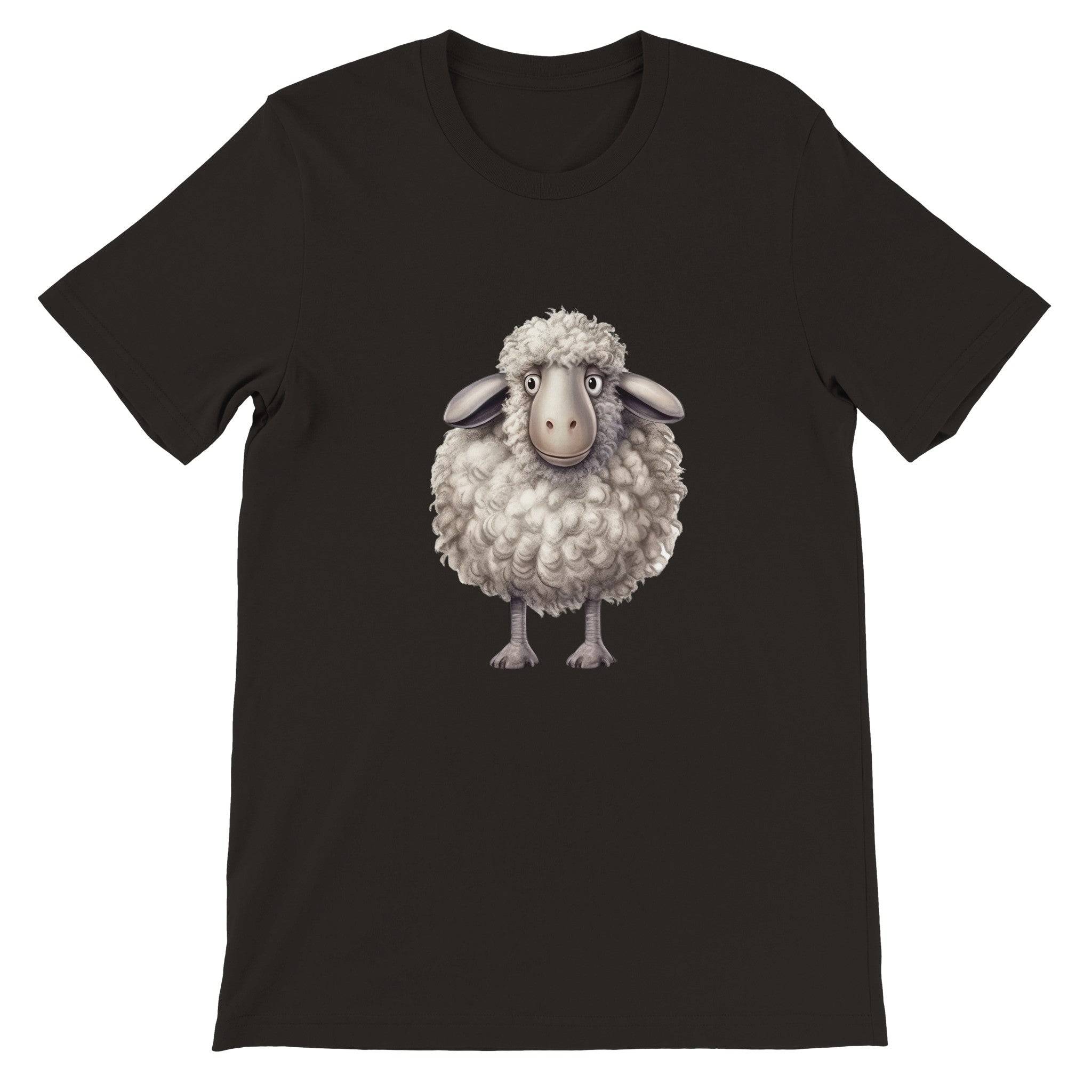 Budget Unisex Crewneck T-shirt/Sheep - Enet Images