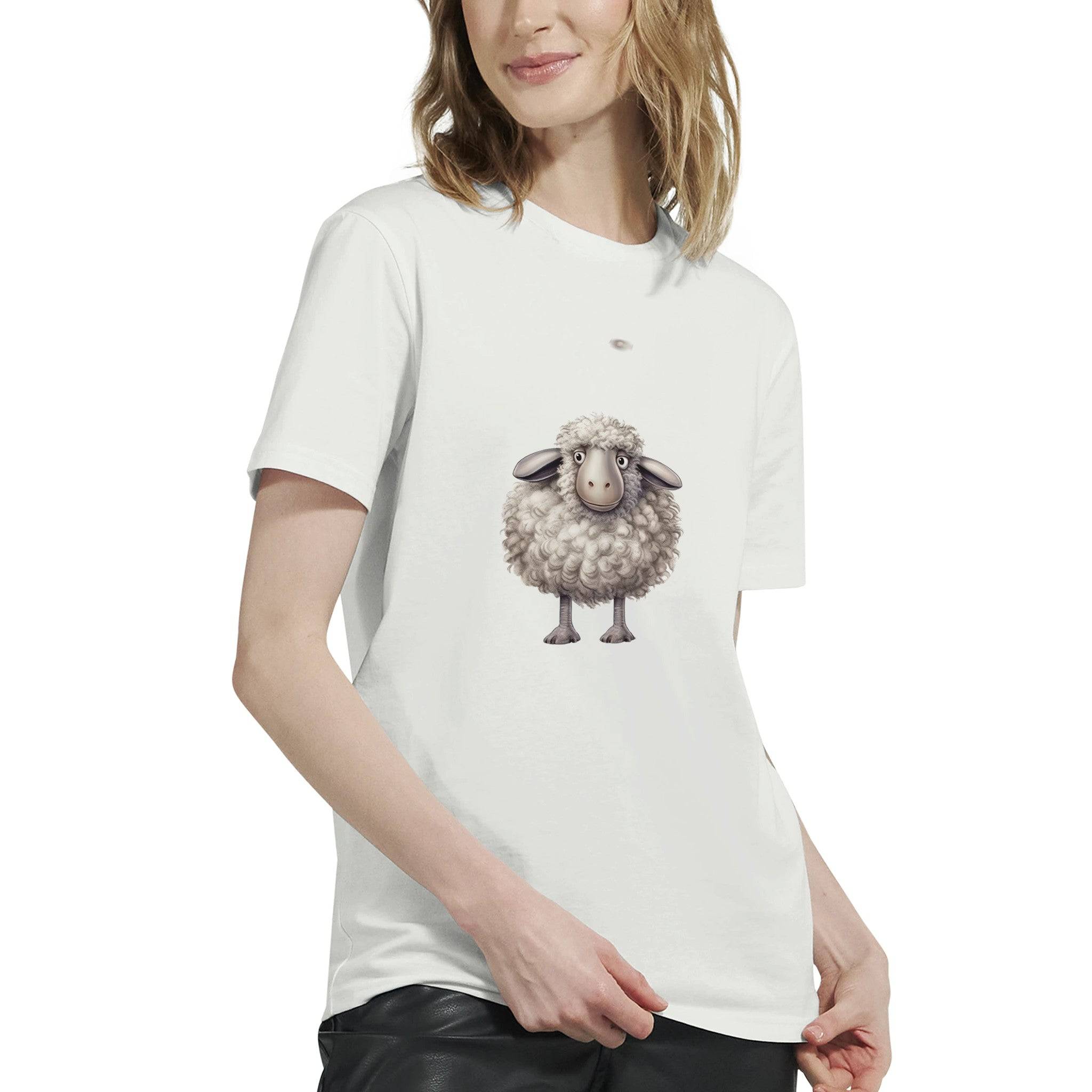 Budget Unisex Crewneck T-shirt/Sheep - Enet Images