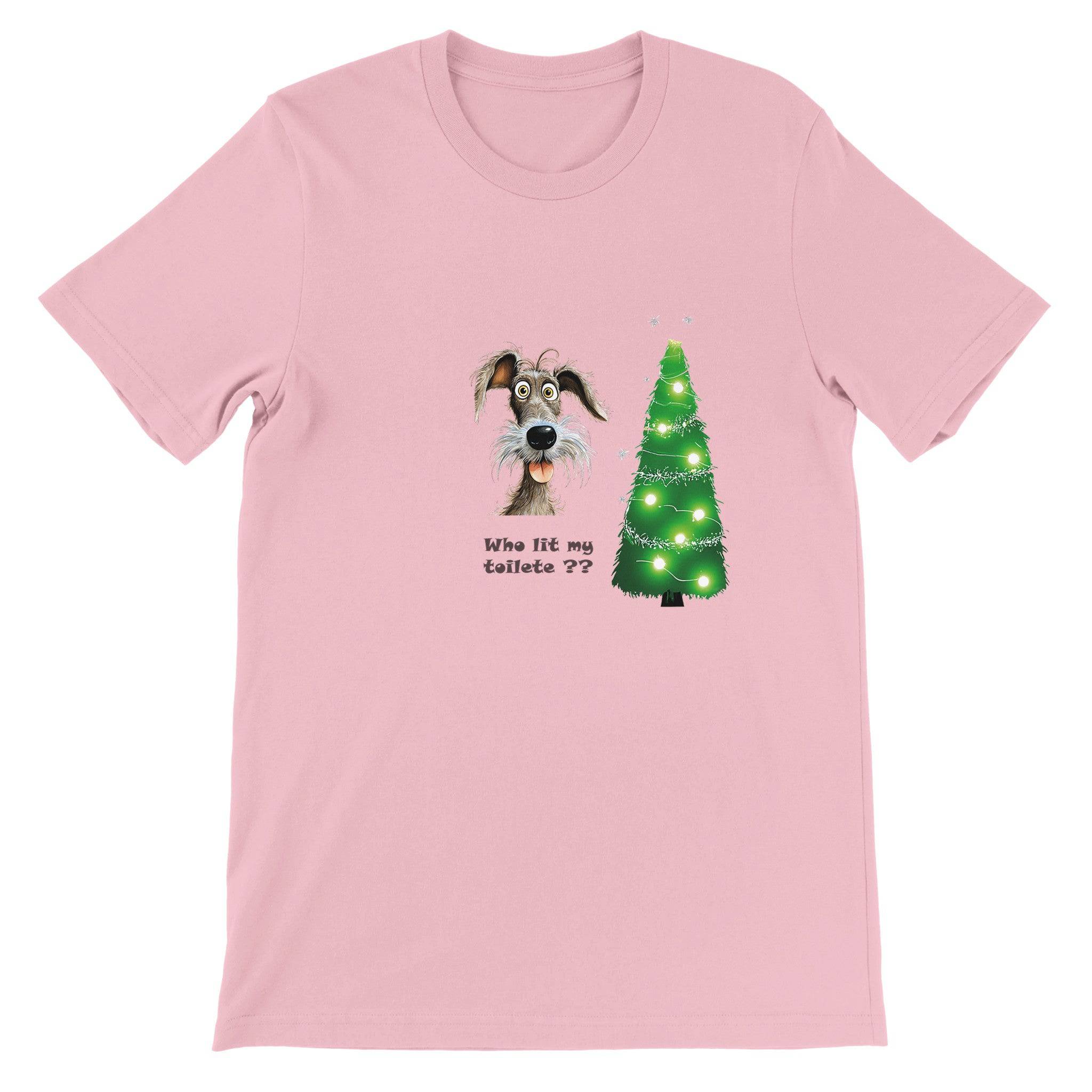 Budget Unisex Crewneck T-shirt/Who-Lit-My-Toilet - Enet Images