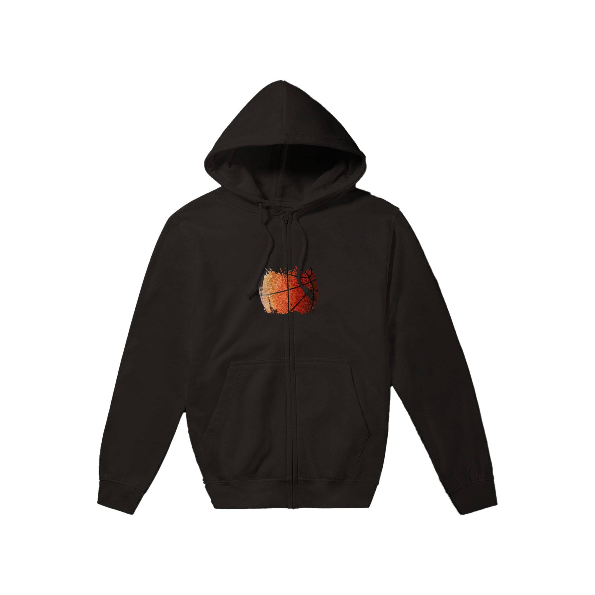 Premium Unisex Zip Hoodies/Basketball-vintage - Enet Images