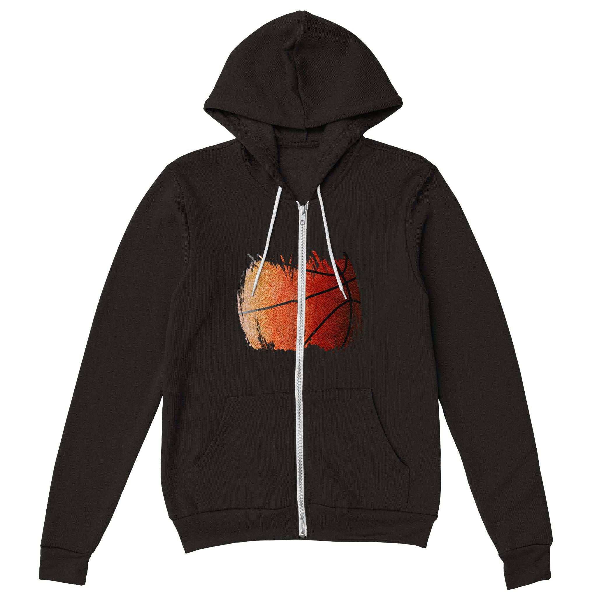 Premium Unisex Zip Hoodies/Basketball-vintage - Enet Images