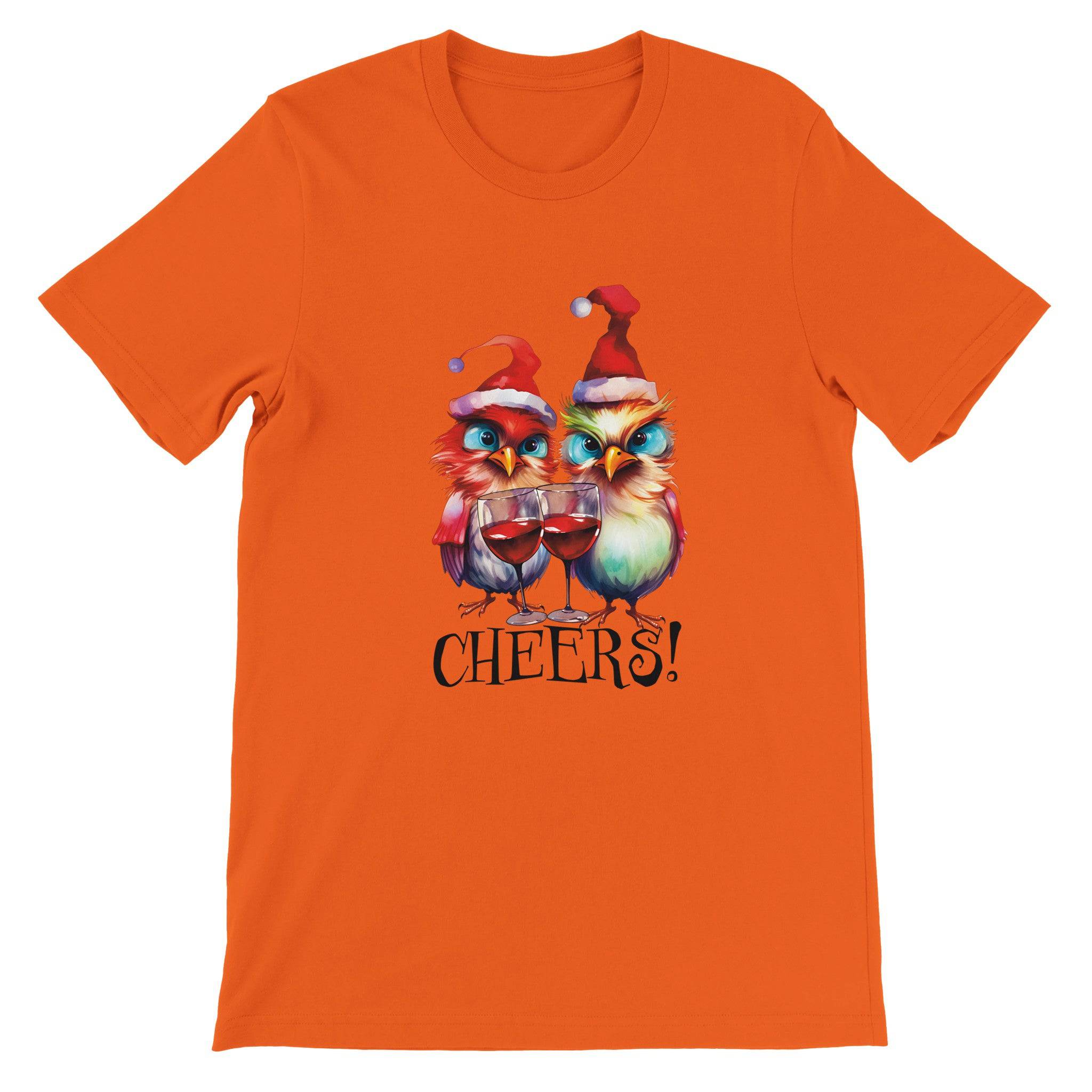 Budget Unisex Crewneck T-shirt/Angry-Birds-Cheers - Enet Images