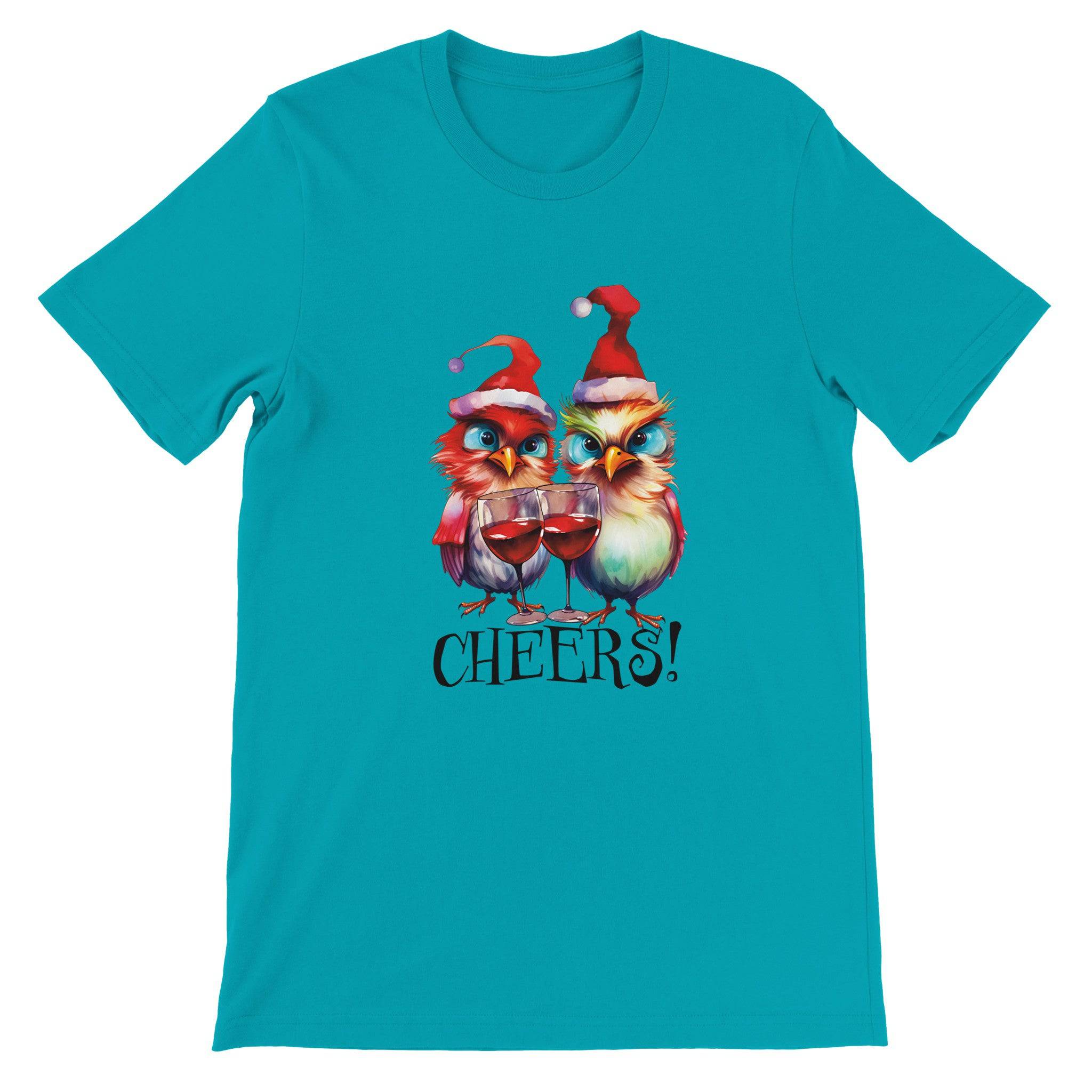 Budget Unisex Crewneck T-shirt/Angry-Birds-Cheers - Enet Images