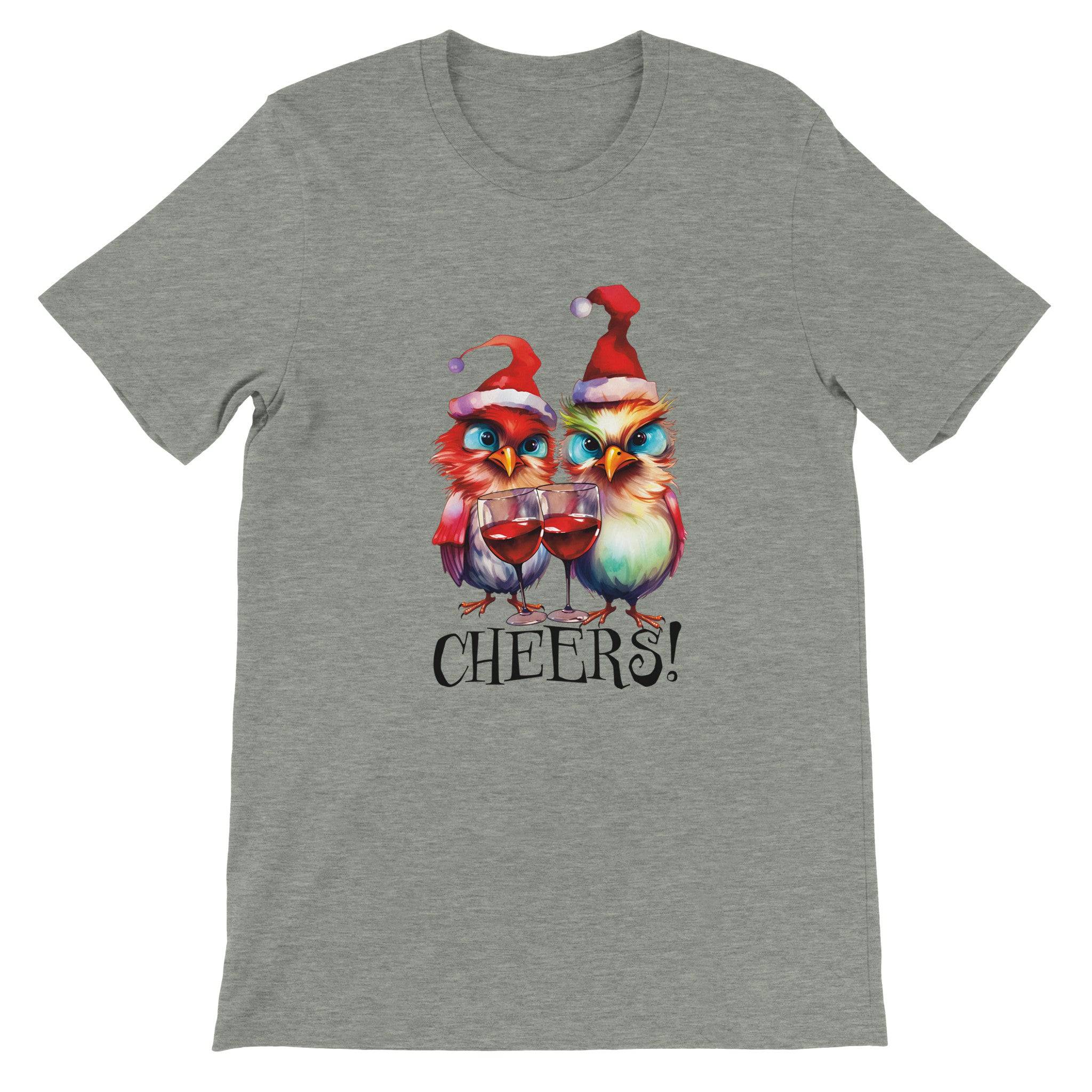 Budget Unisex Crewneck T-shirt/Angry-Birds-Cheers - Enet Images