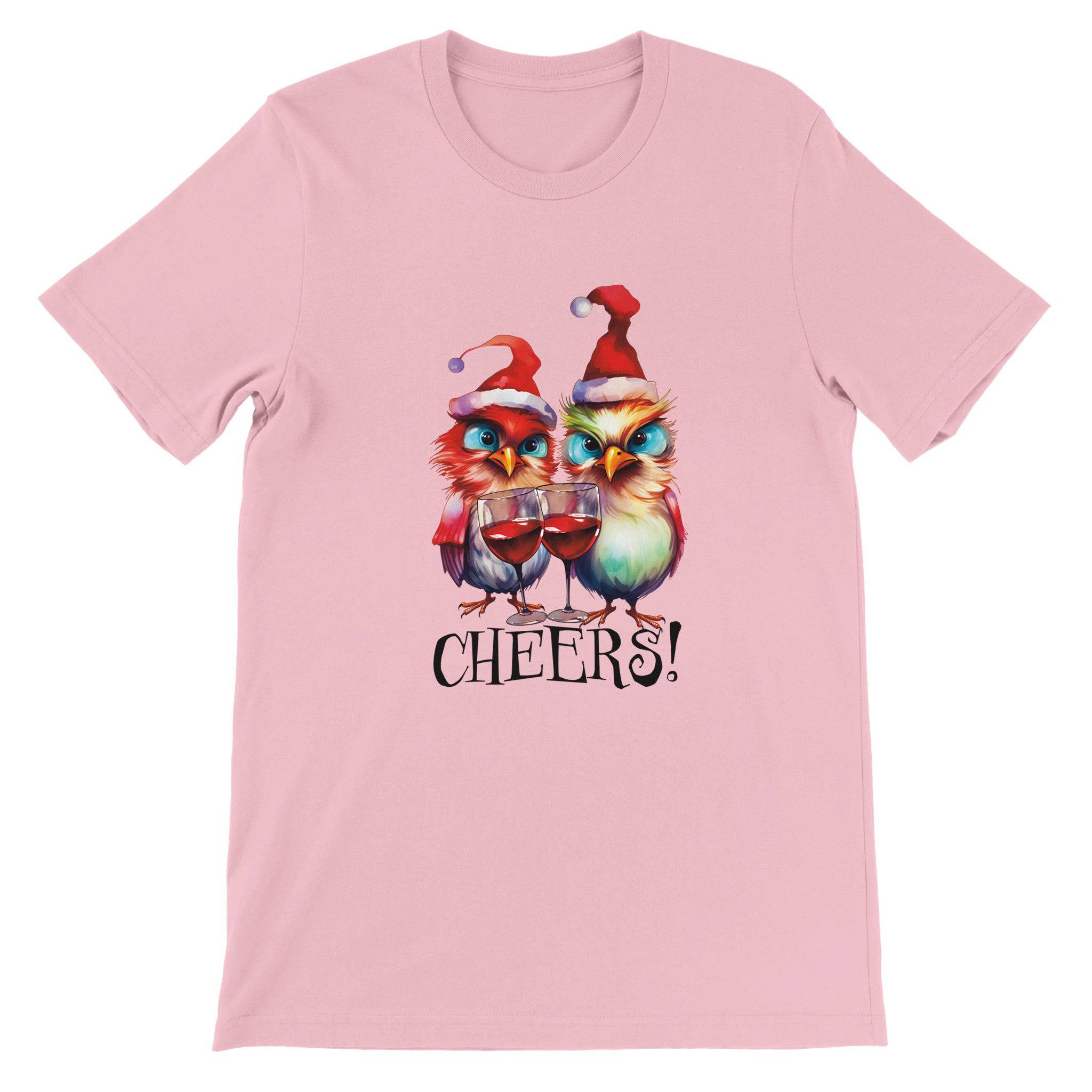 Budget Unisex Crewneck T-shirt/Angry-Birds-Cheers - Enet Images