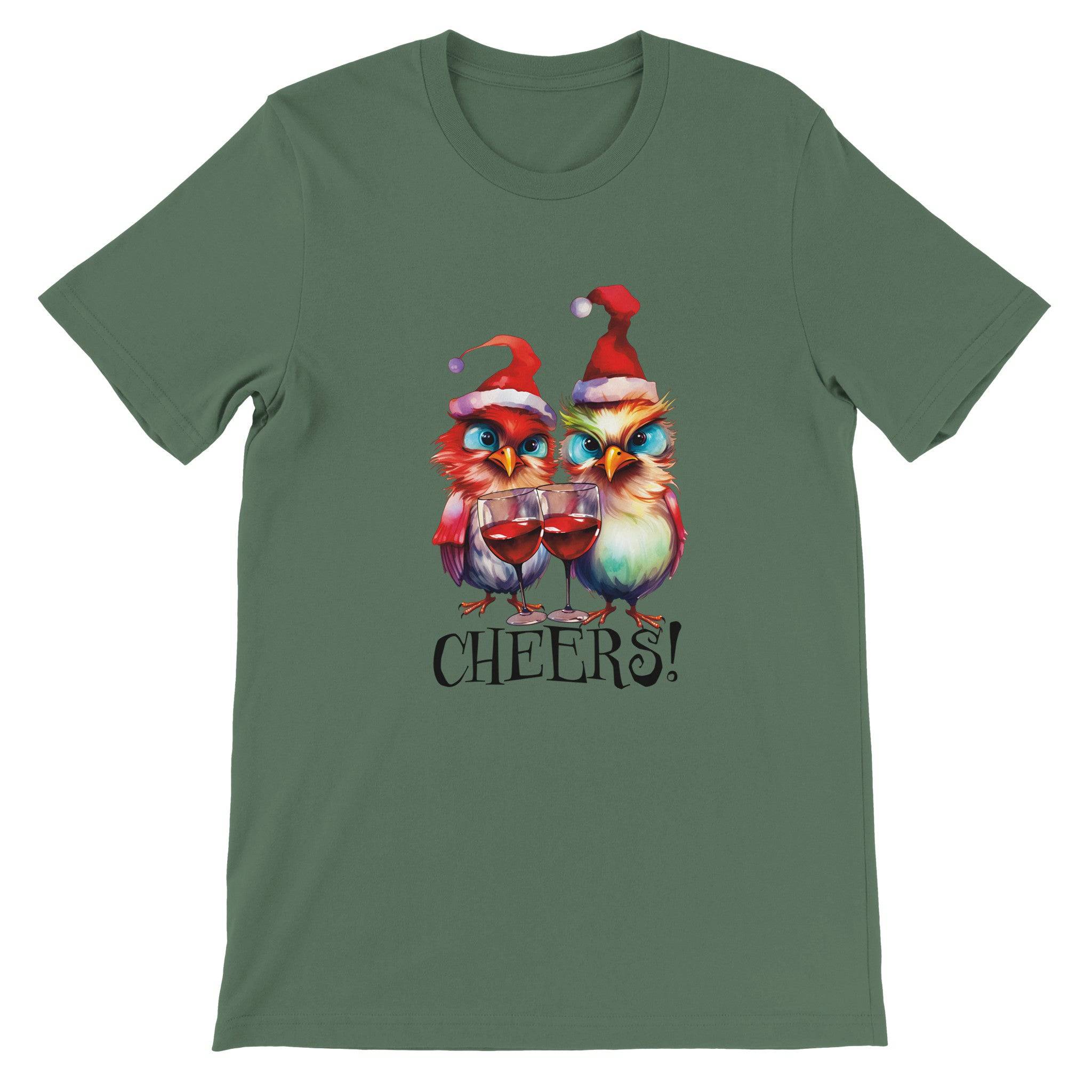 Budget Unisex Crewneck T-shirt/Angry-Birds-Cheers - Enet Images