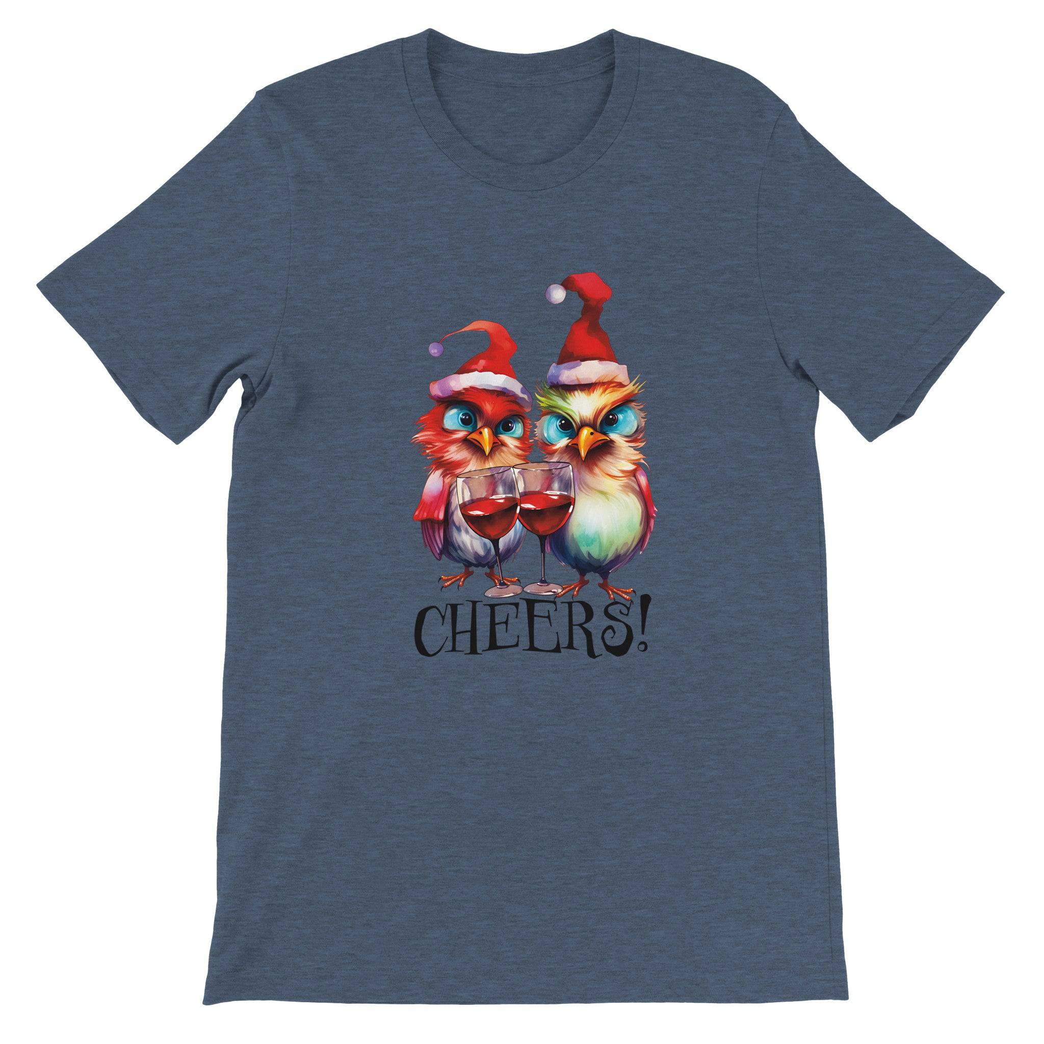 Budget Unisex Crewneck T-shirt/Angry-Birds-Cheers - Enet Images