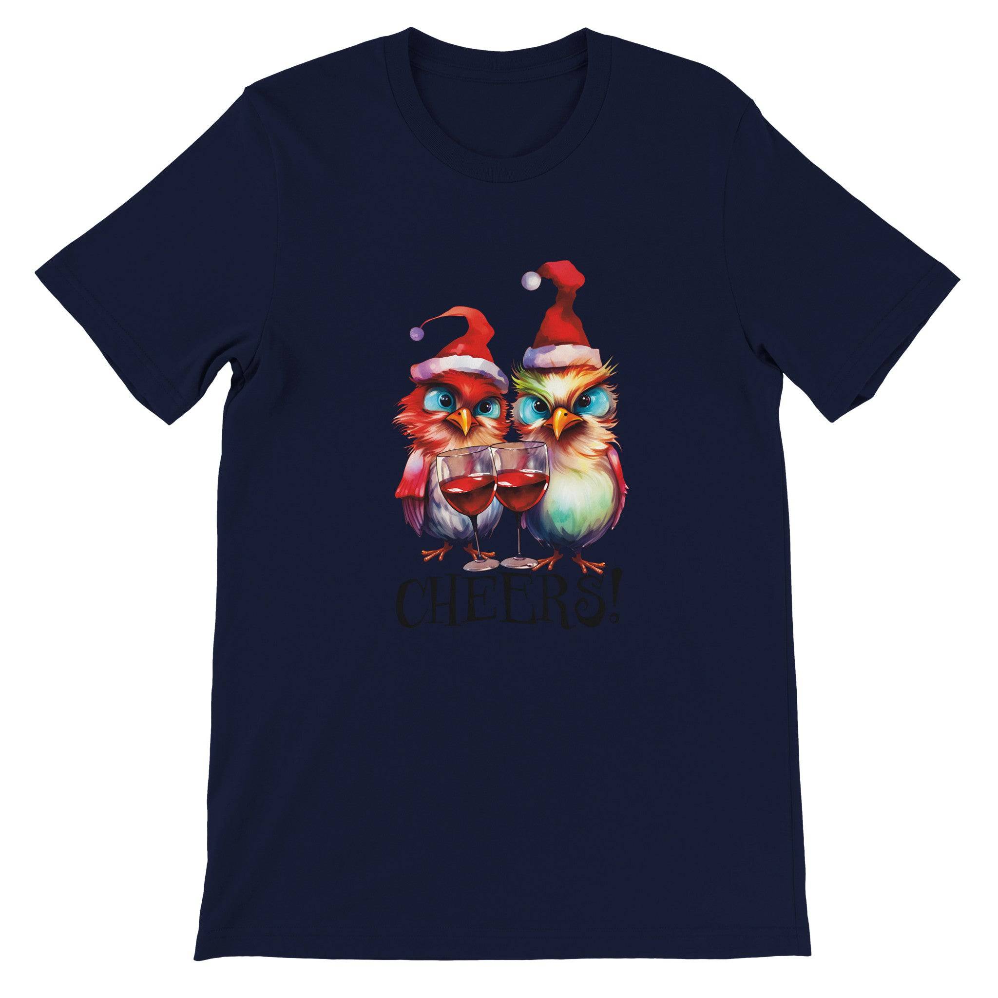 Budget Unisex Crewneck T-shirt/Angry-Birds-Cheers - Enet Images