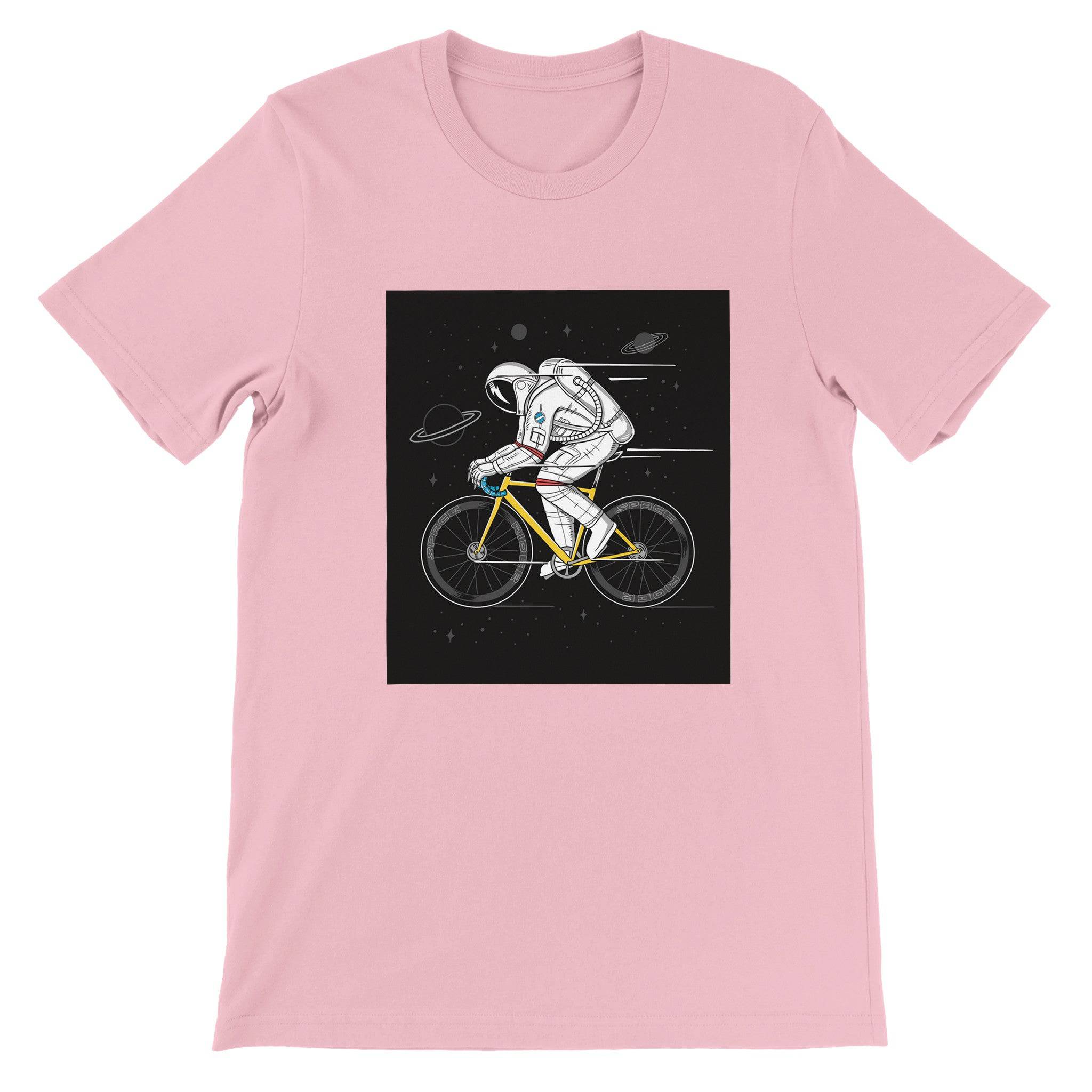 Budget Unisex Crewneck T-shirt/Astronaut-Cycling-Champion - Enet Images
