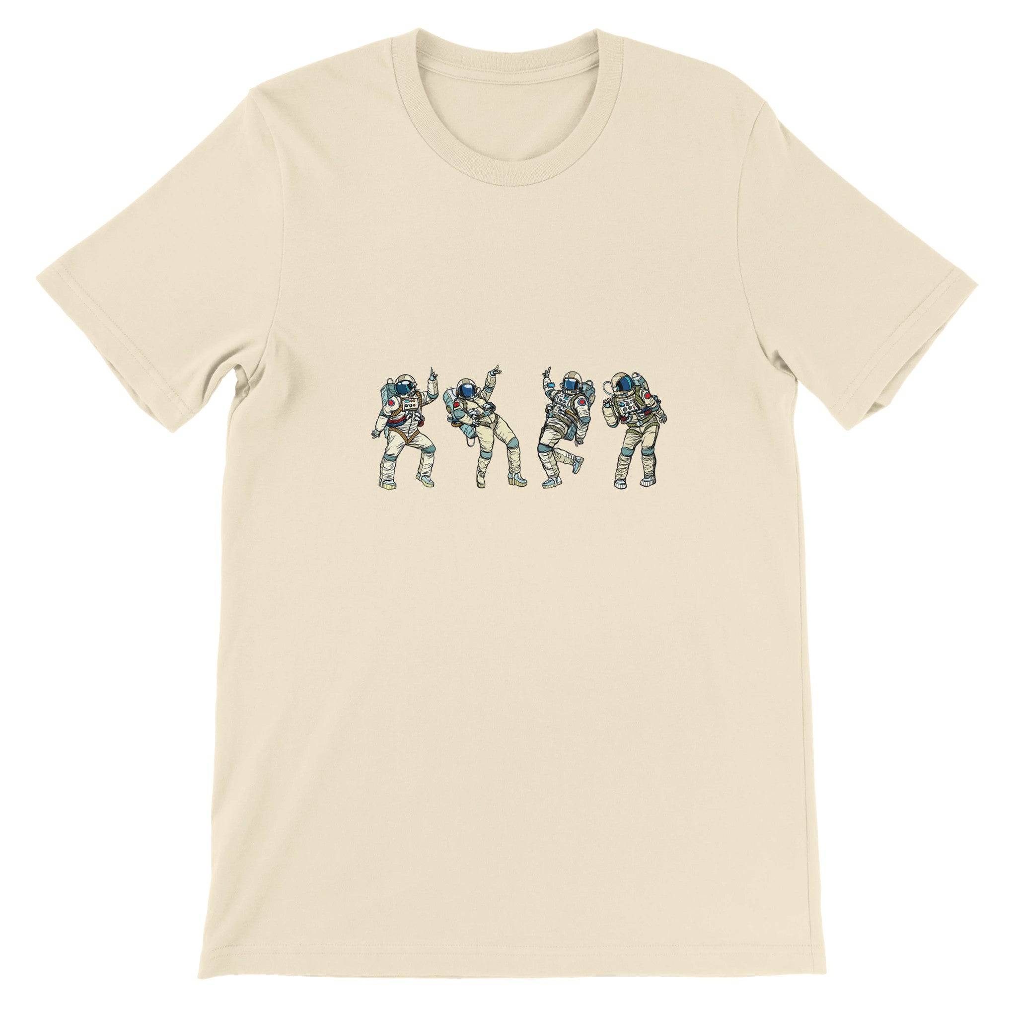 Budget Unisex Crewneck T-shirt/Astronaut-Dancing - Enet Images