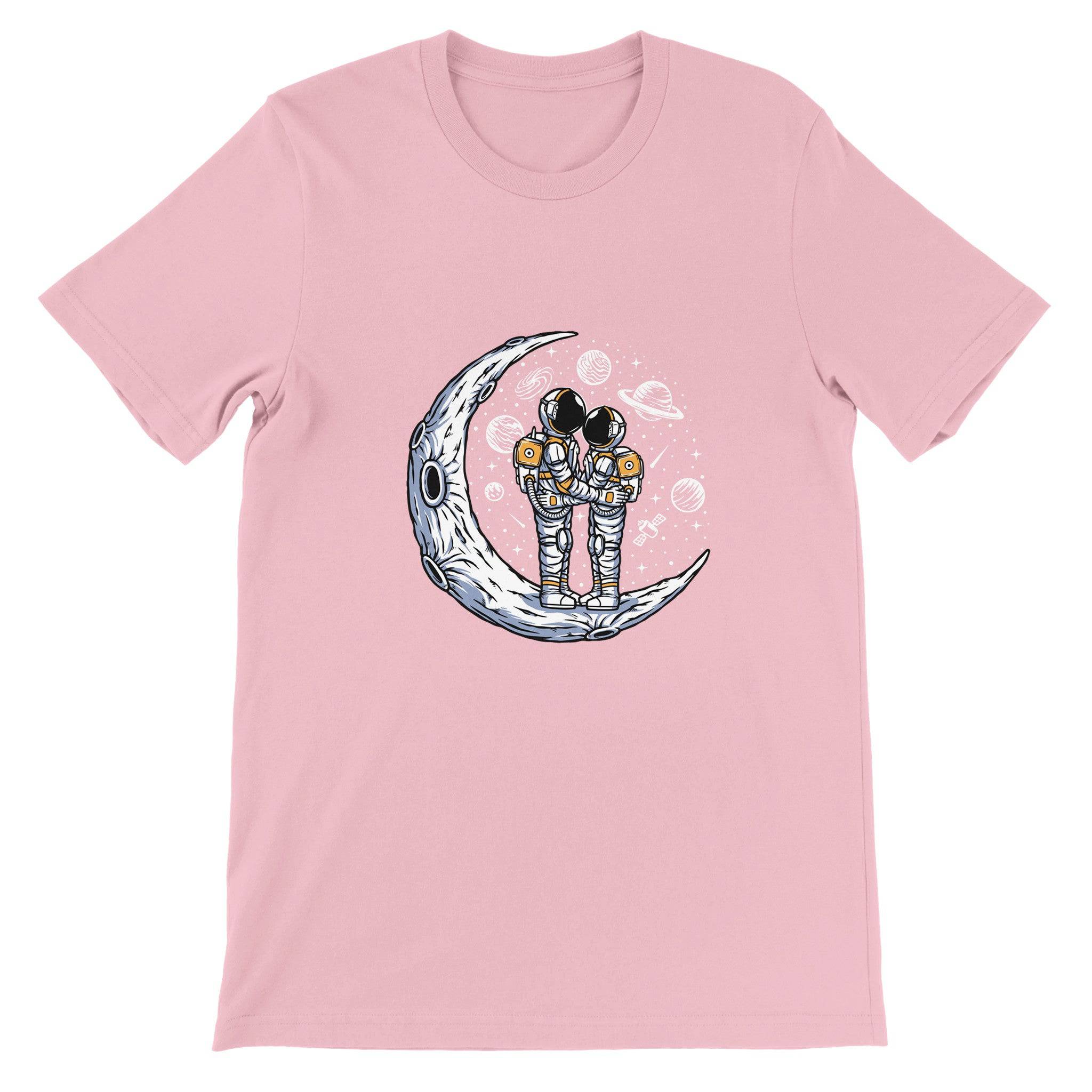 Budget Unisex Crewneck T-shirt/Astronaut-Dating - Enet Images