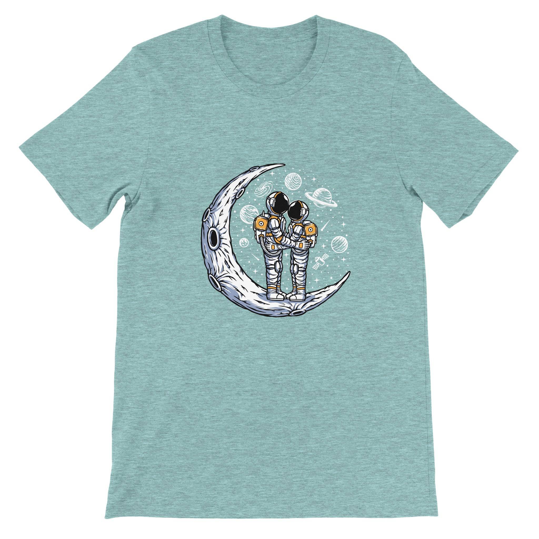 Budget Unisex Crewneck T-shirt/Astronaut-Dating - Enet Images