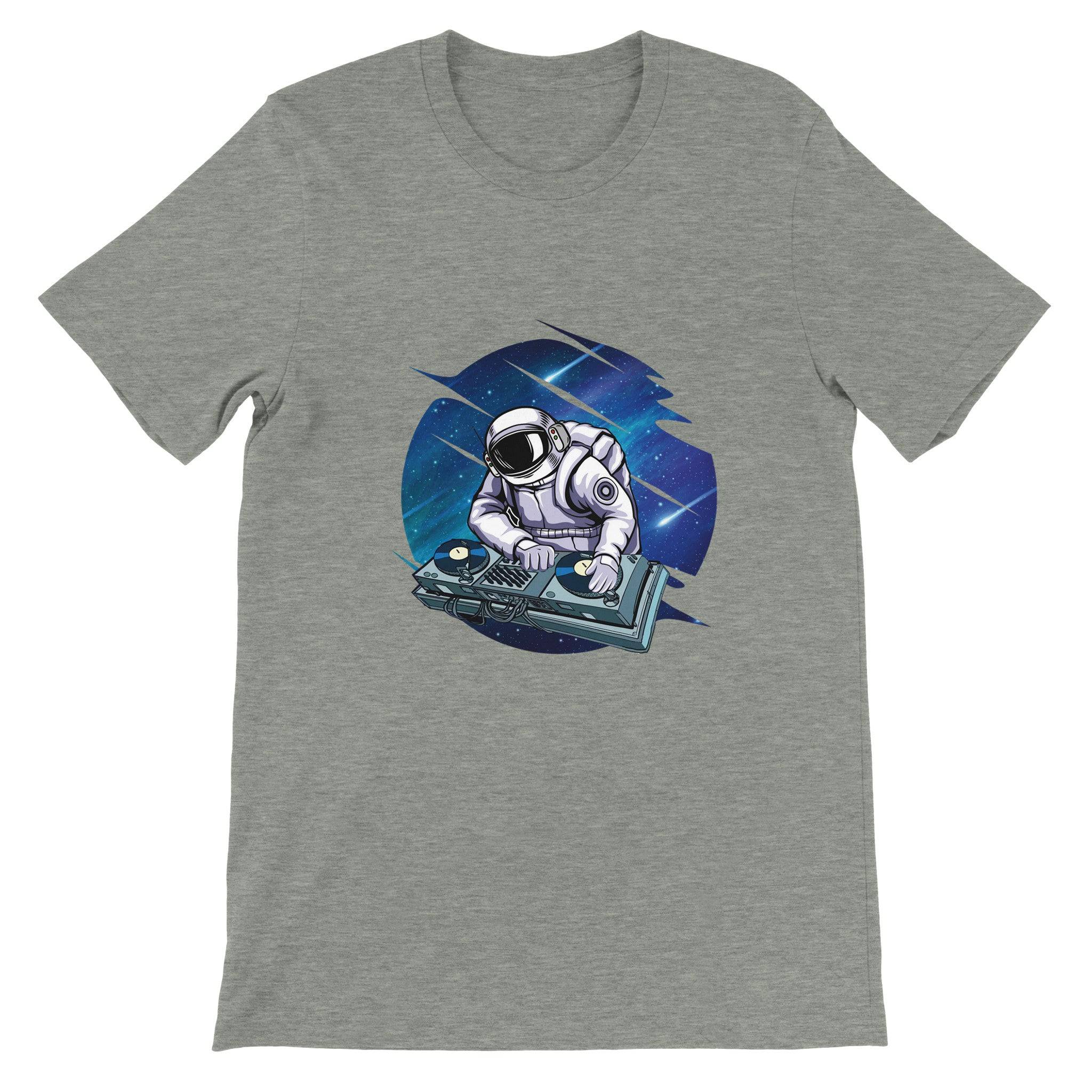 Budget Unisex Crewneck T-shirt/Astronaut-DJ - Enet Images