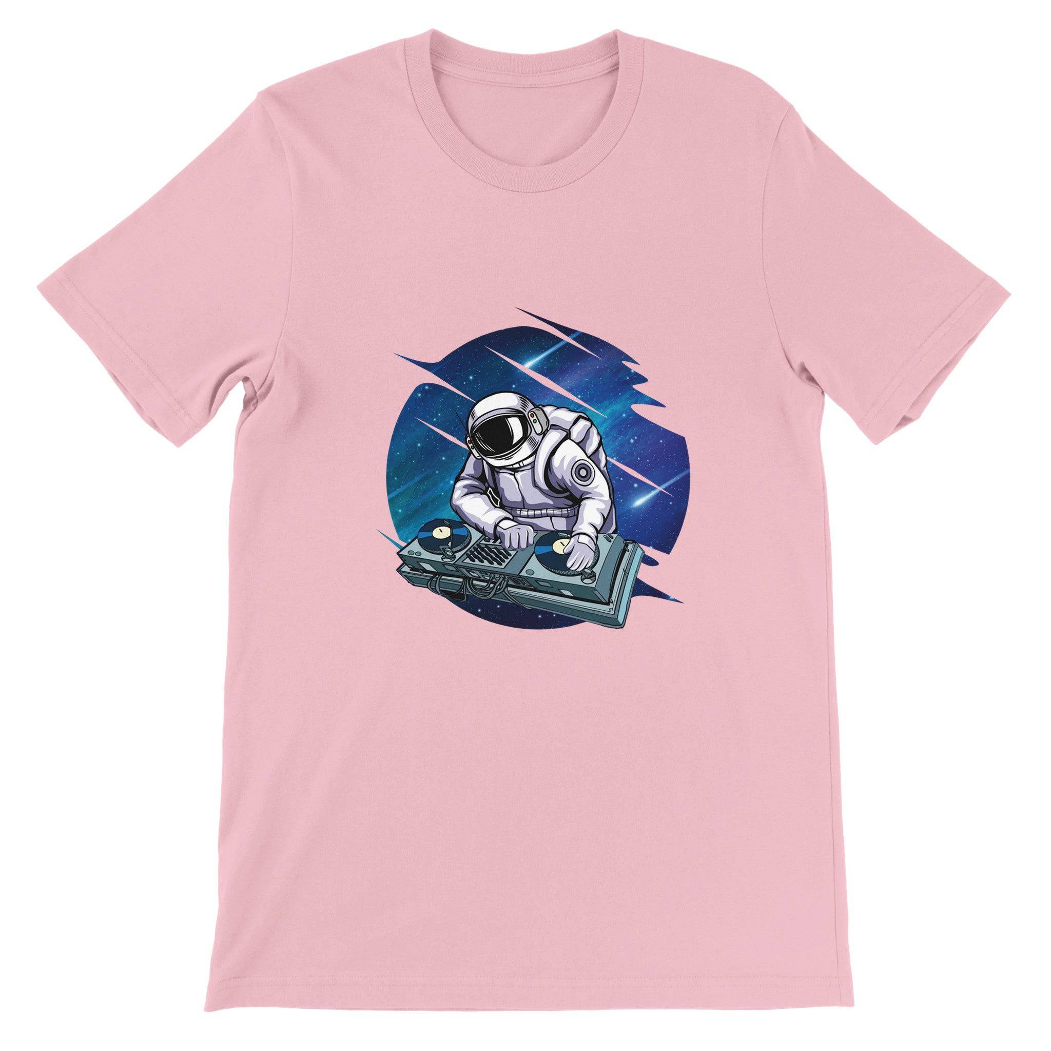 Budget Unisex Crewneck T-shirt/Astronaut-DJ - Enet Images