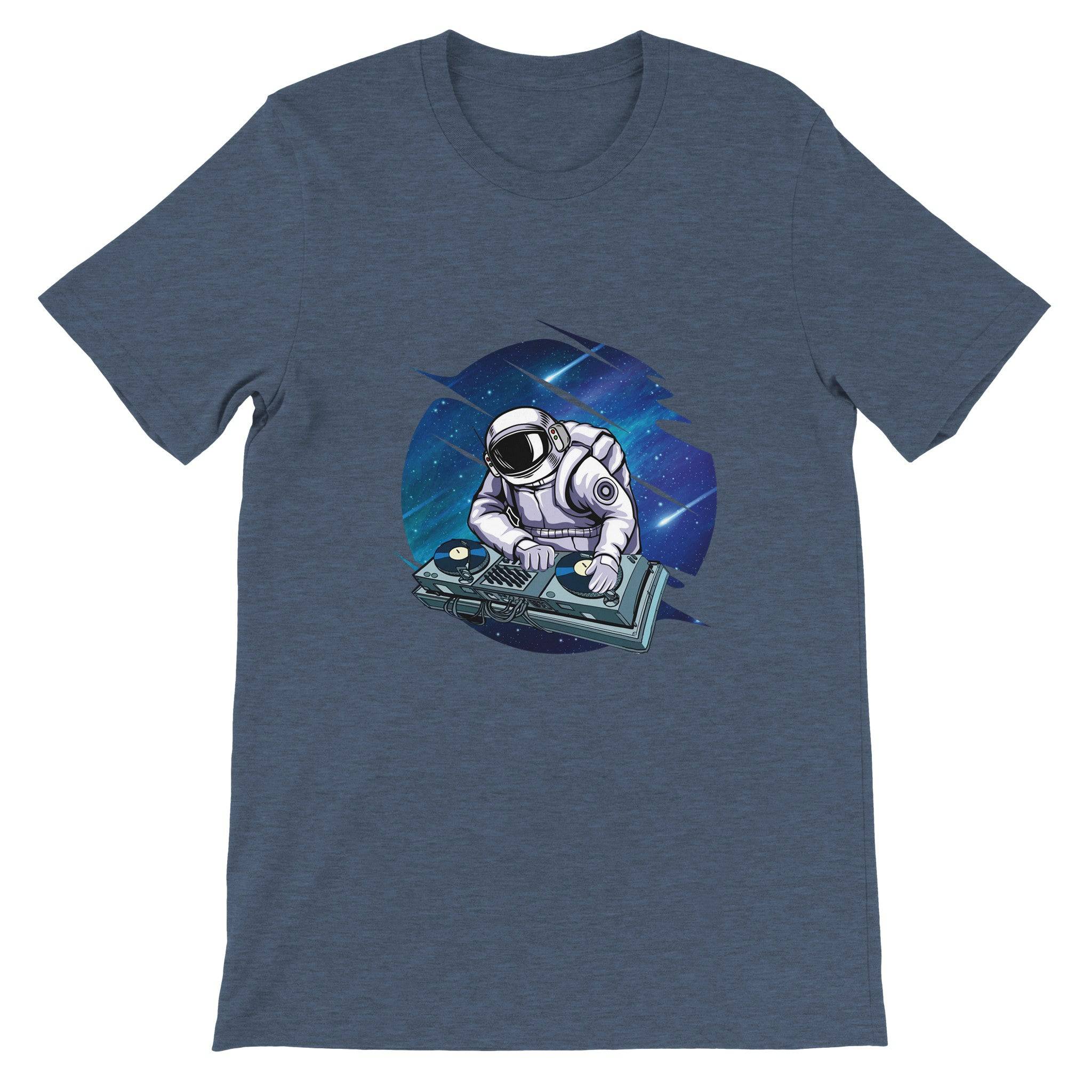Budget Unisex Crewneck T-shirt/Astronaut-DJ - Enet Images