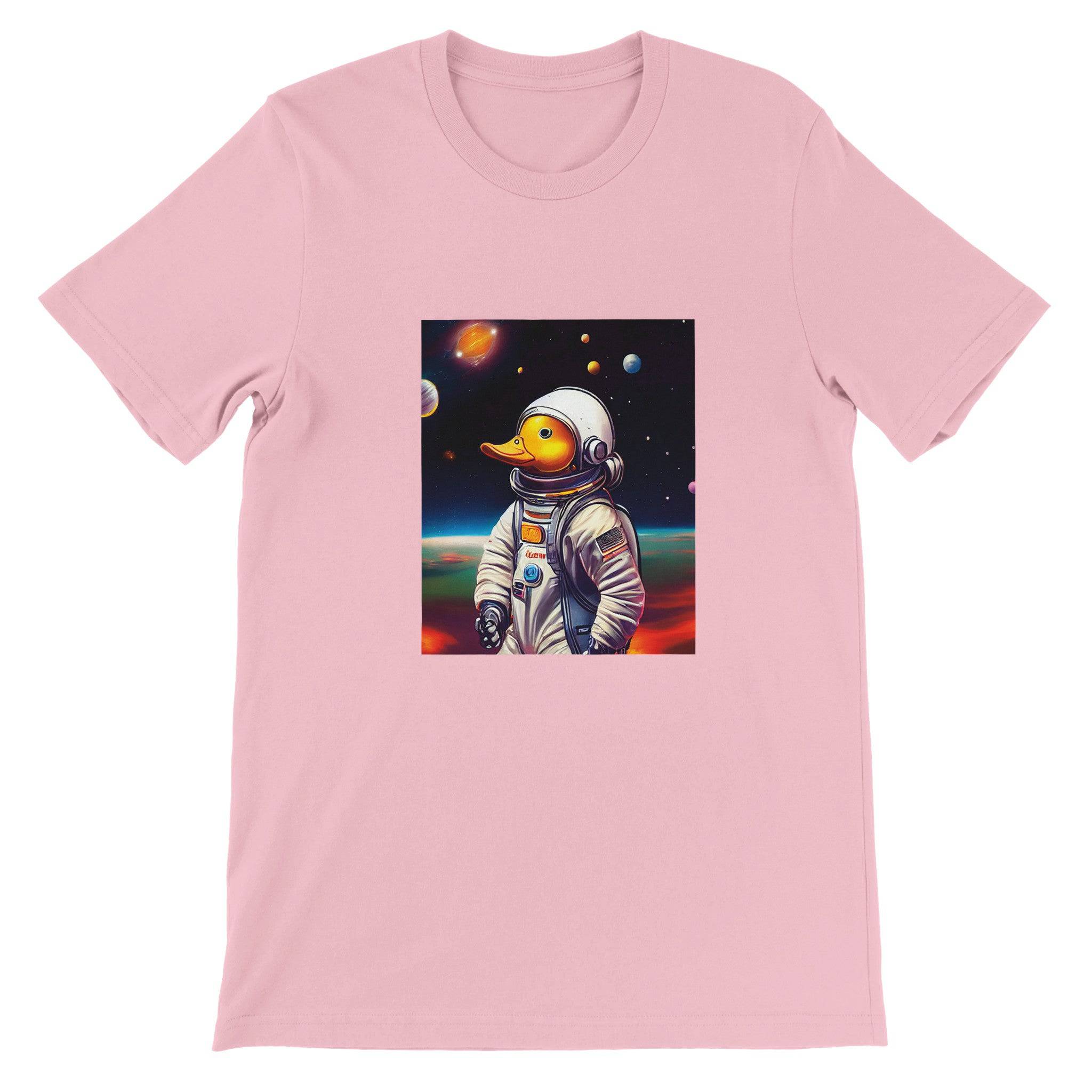 Budget Unisex Crewneck T-shirt/Astronaut-Duck - Enet Images