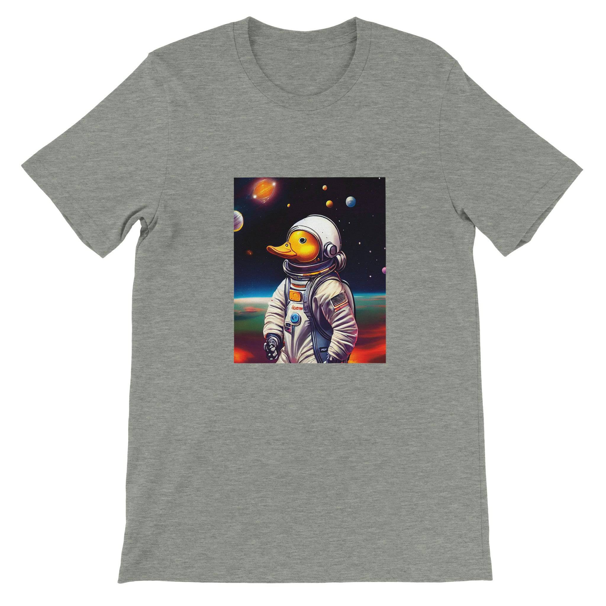 Budget Unisex Crewneck T-shirt/Astronaut-Duck - Enet Images