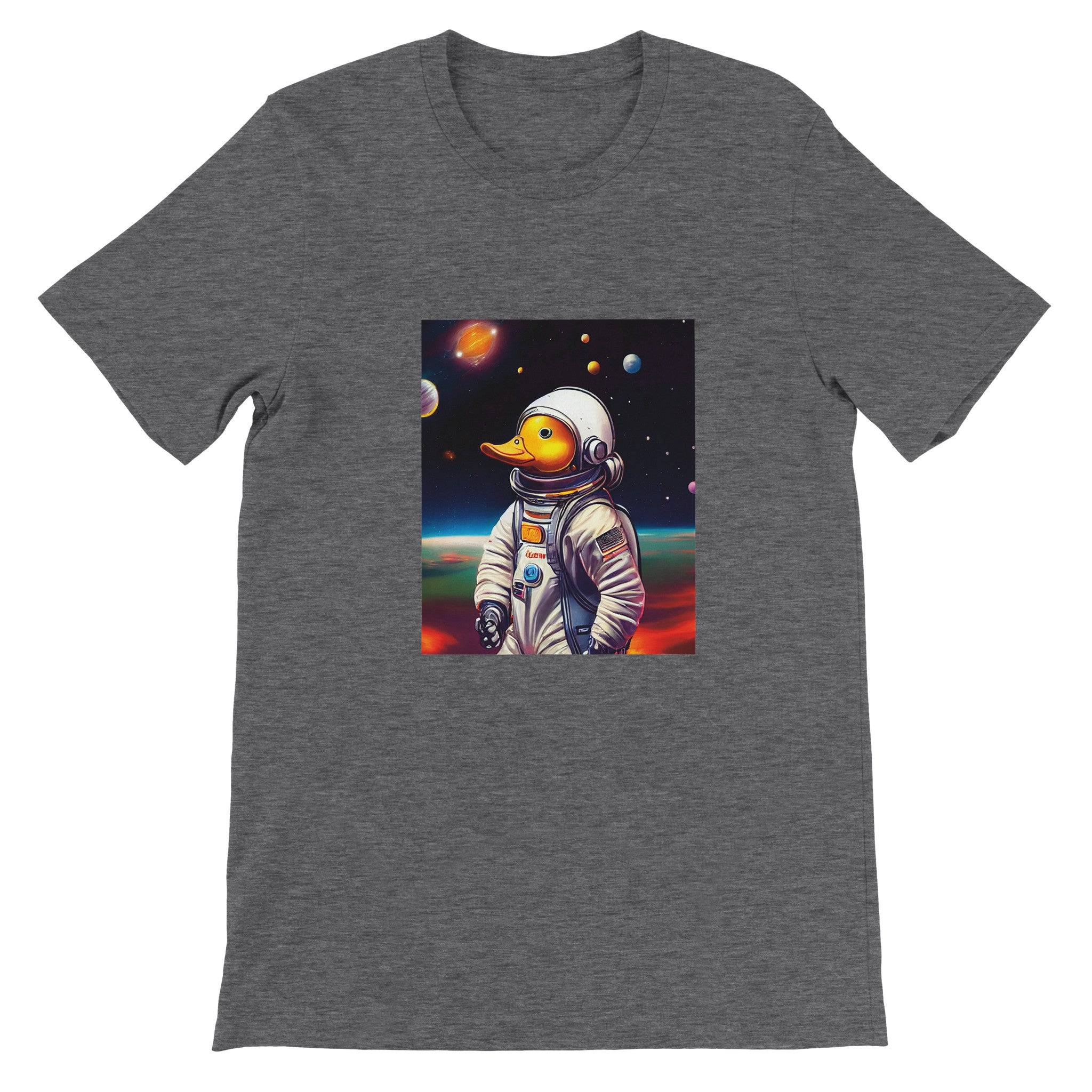 Budget Unisex Crewneck T-shirt/Astronaut-Duck - Enet Images