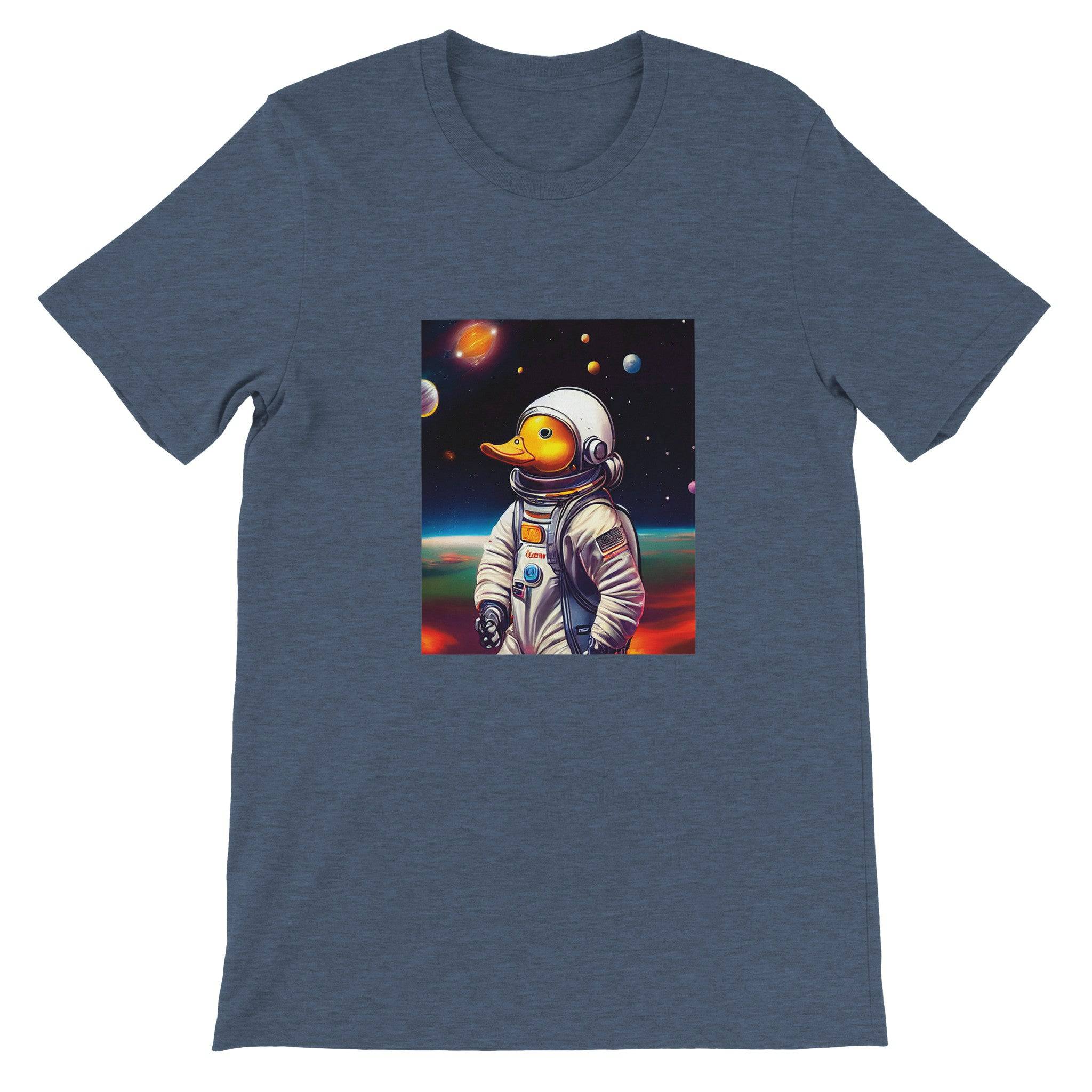 Budget Unisex Crewneck T-shirt/Astronaut-Duck - Enet Images