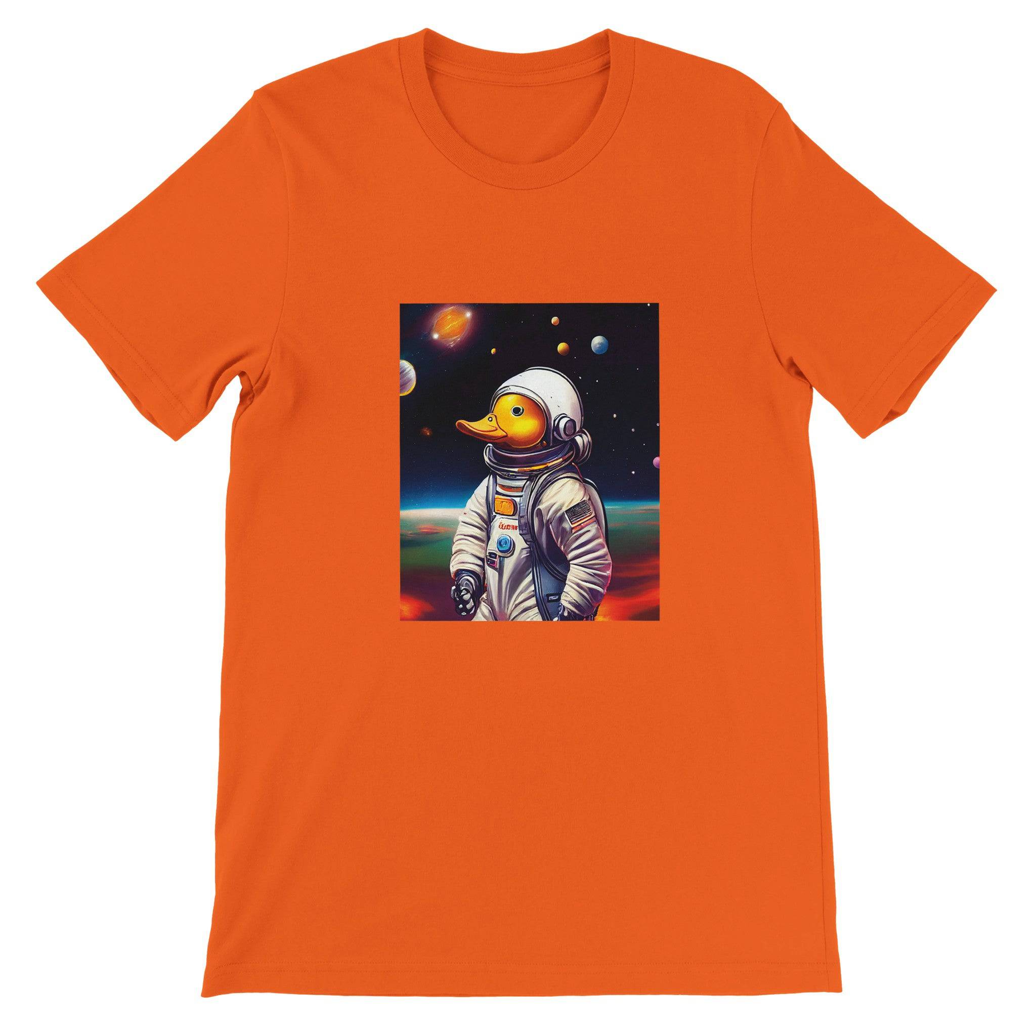 Budget Unisex Crewneck T-shirt/Astronaut-Duck - Enet Images