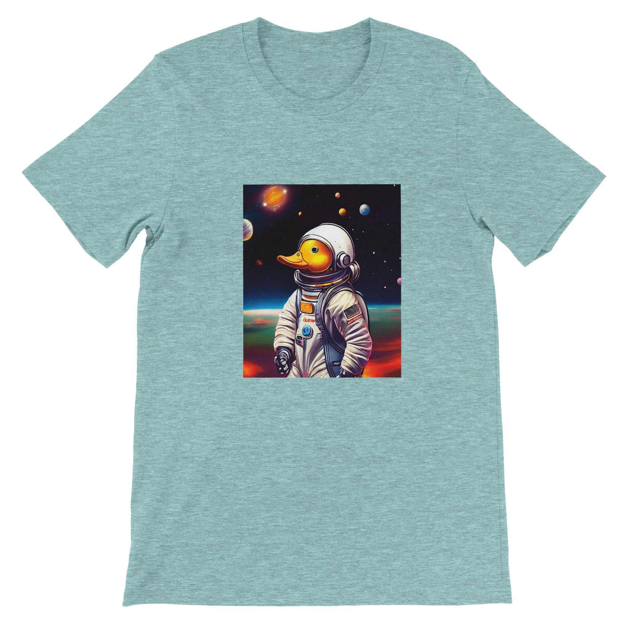 Budget Unisex Crewneck T-shirt/Astronaut-Duck - Enet Images