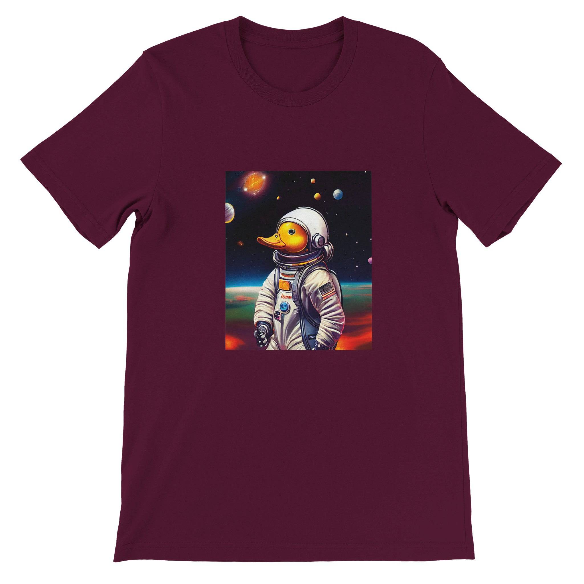 Budget Unisex Crewneck T-shirt/Astronaut-Duck - Enet Images