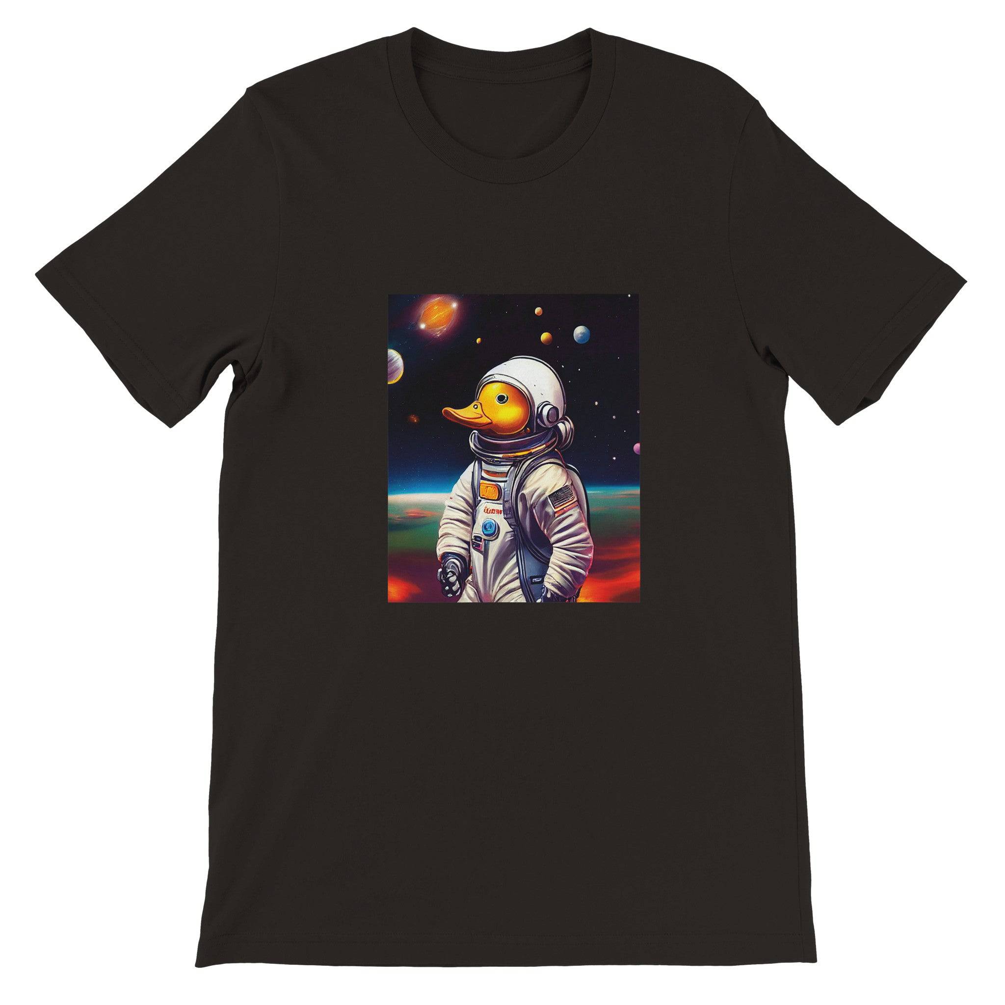 Budget Unisex Crewneck T-shirt/Astronaut-Duck - Enet Images