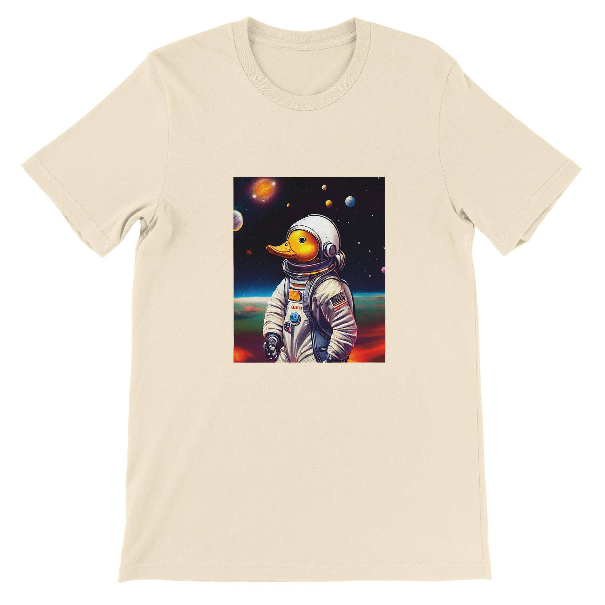 Budget Unisex Crewneck T-shirt/Astronaut-Duck - Enet Images