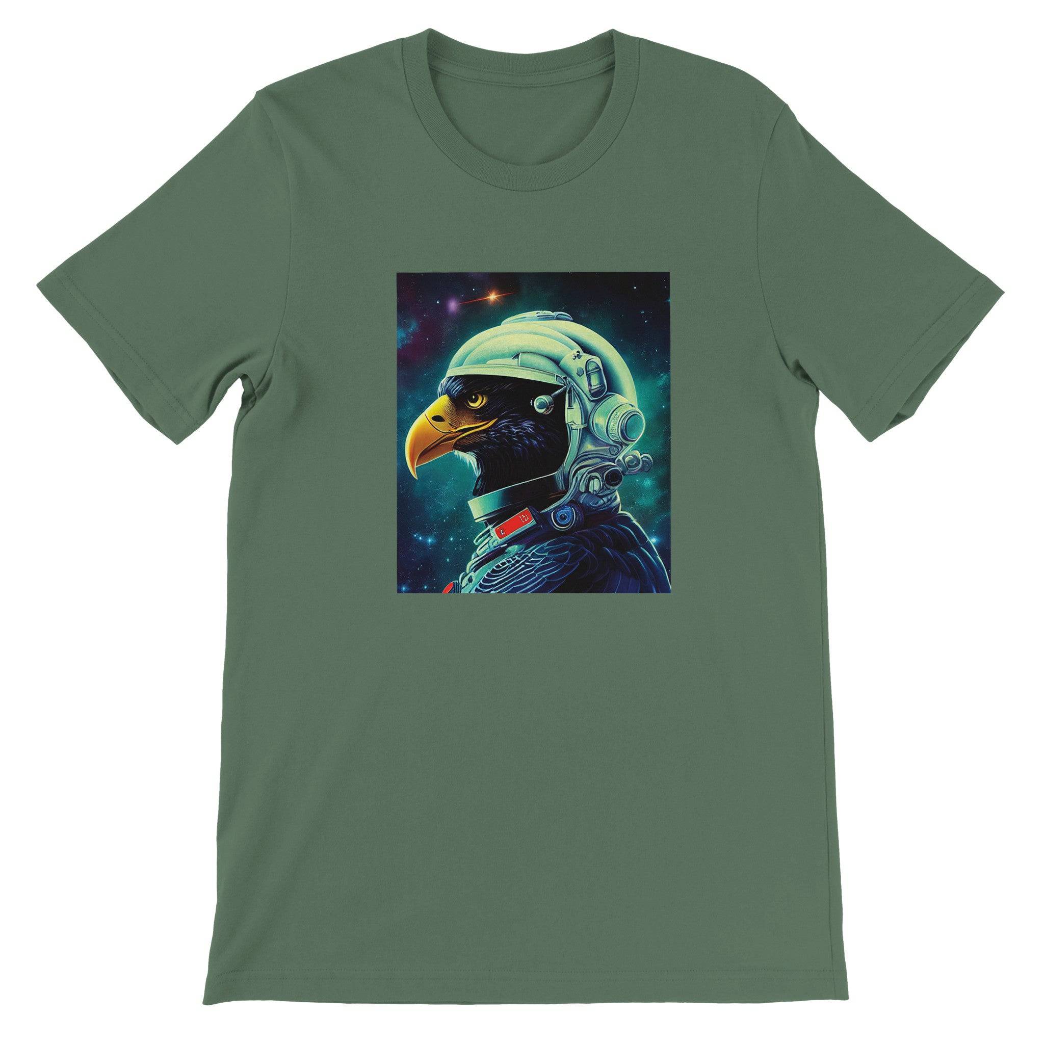 Budget Unisex Crewneck T-shirt/Astronaut-Eagle - Enet Images
