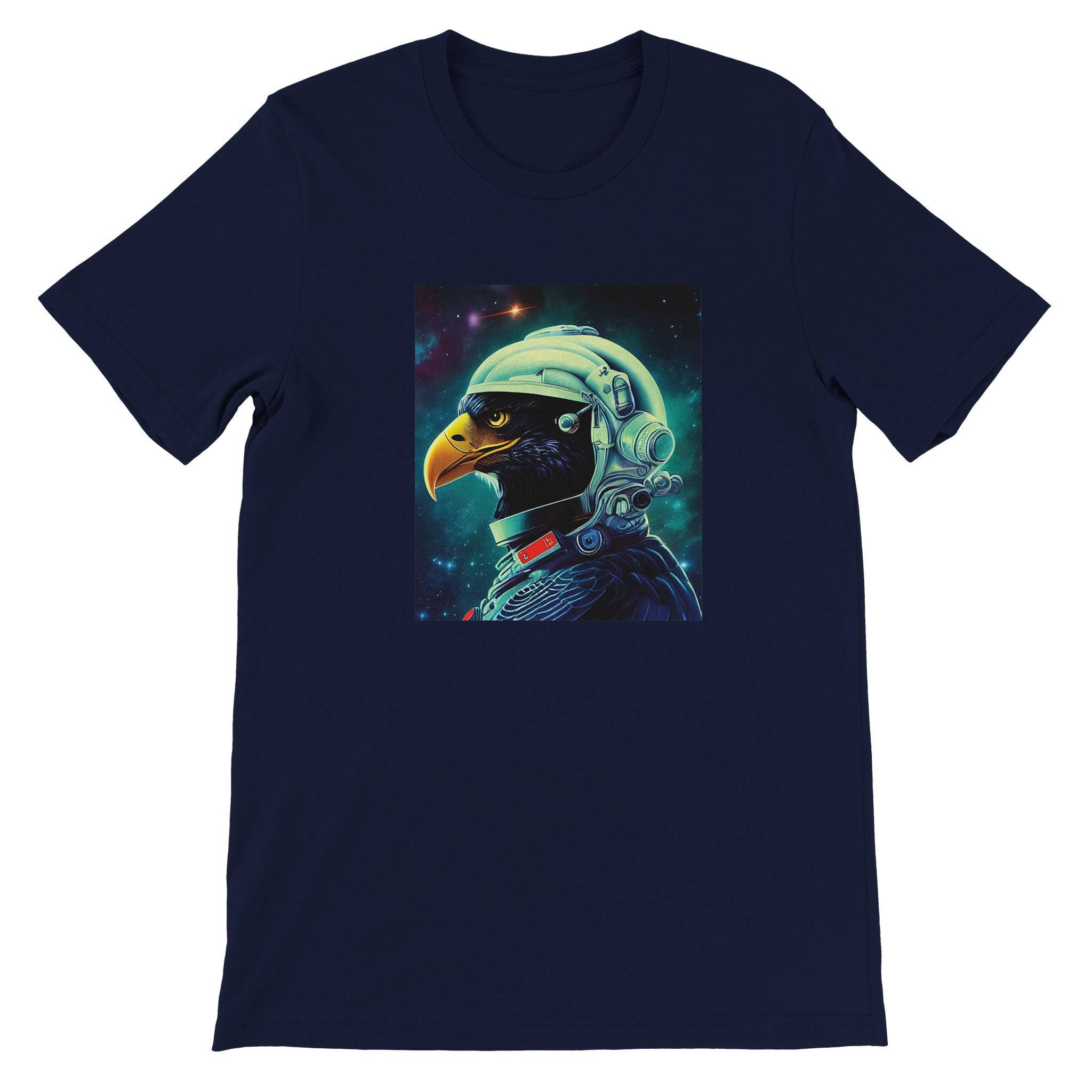 Budget Unisex Crewneck T-shirt/Astronaut-Eagle - Enet Images