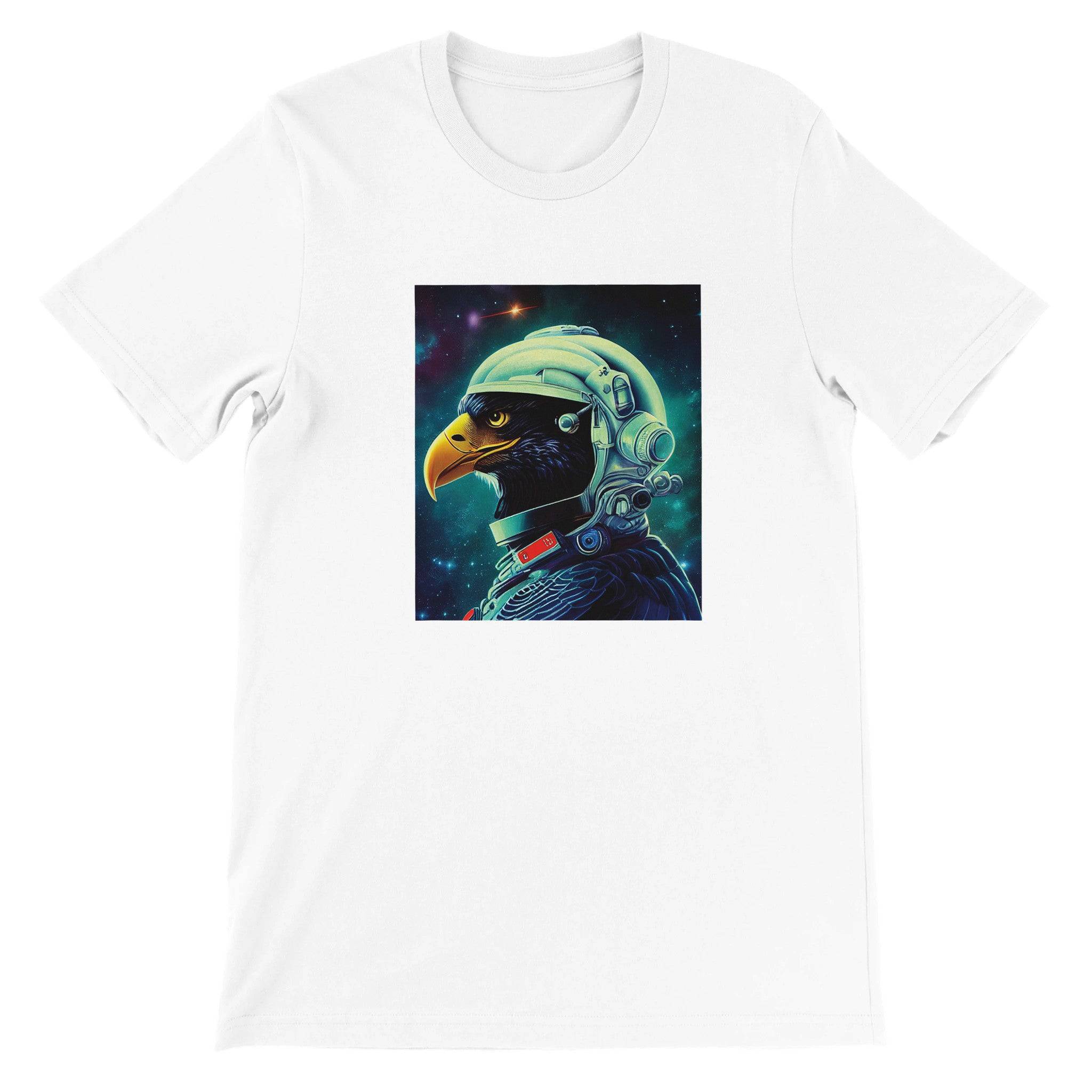 Budget Unisex Crewneck T-shirt/Astronaut-Eagle - Enet Images