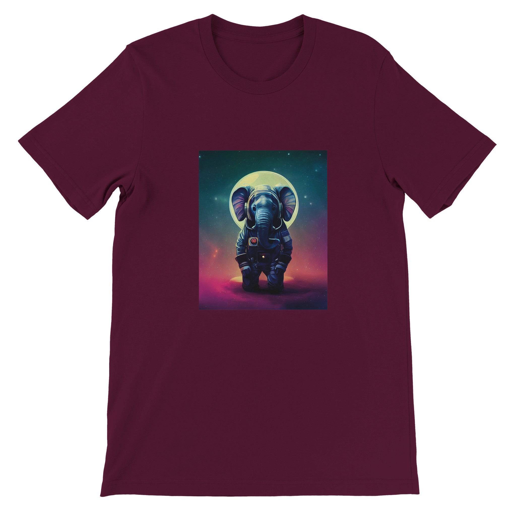 Budget Unisex Crewneck T-shirt/Astronaut-Elephant - Enet Images