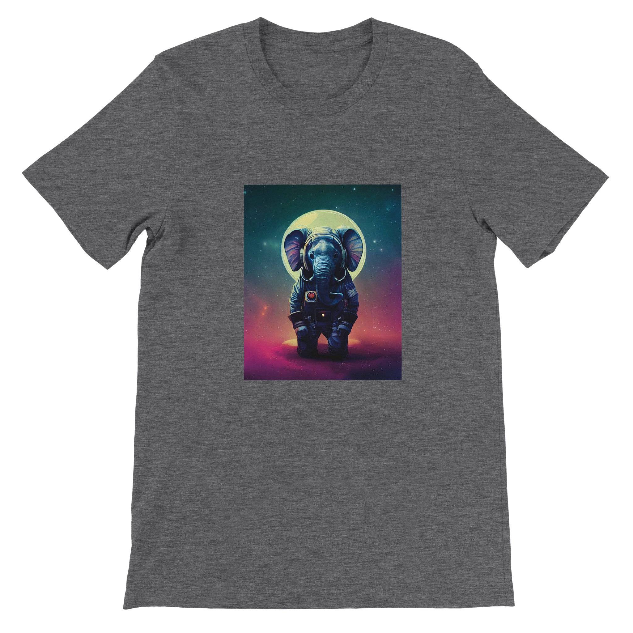 Budget Unisex Crewneck T-shirt/Astronaut-Elephant - Enet Images