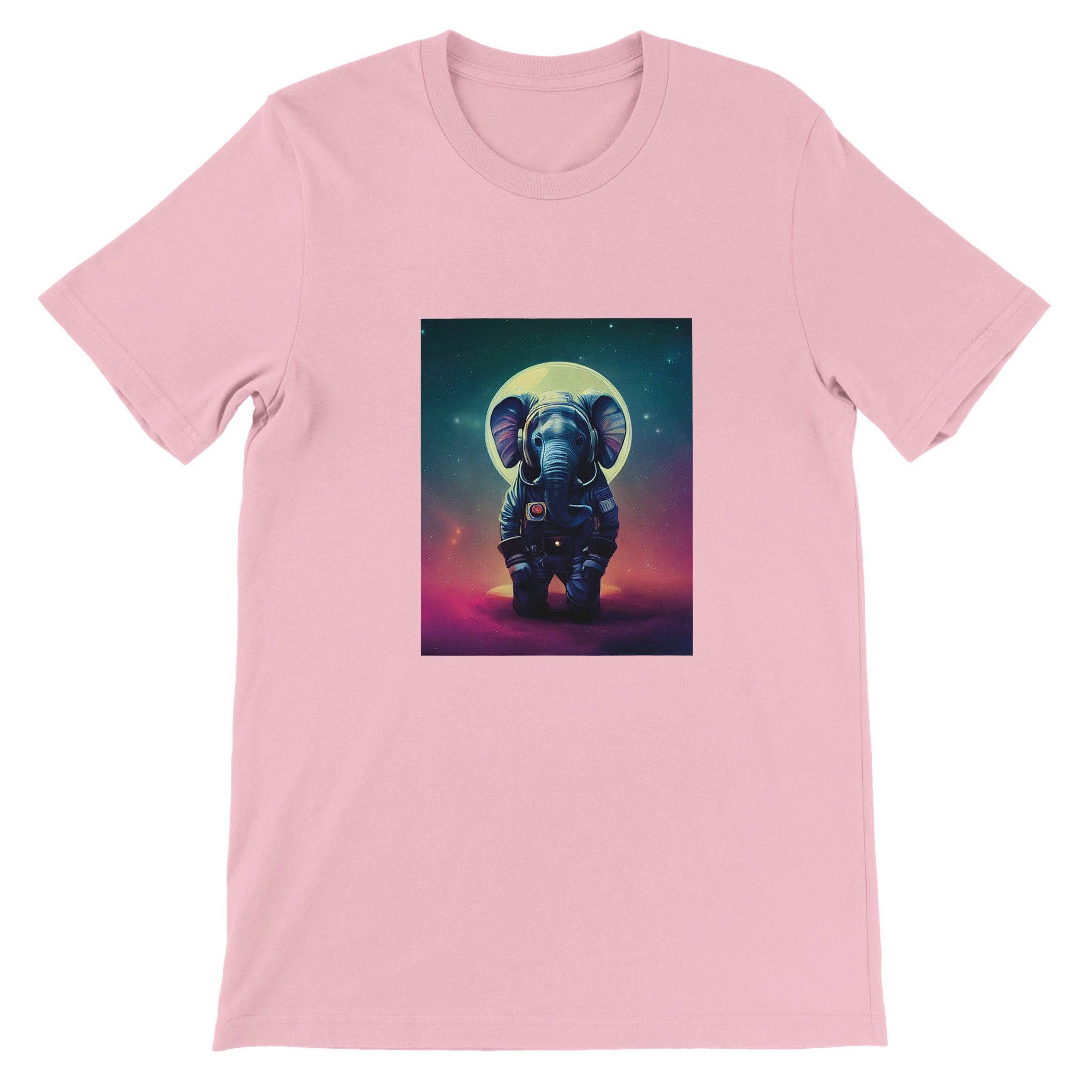 Budget Unisex Crewneck T-shirt/Astronaut-Elephant - Enet Images