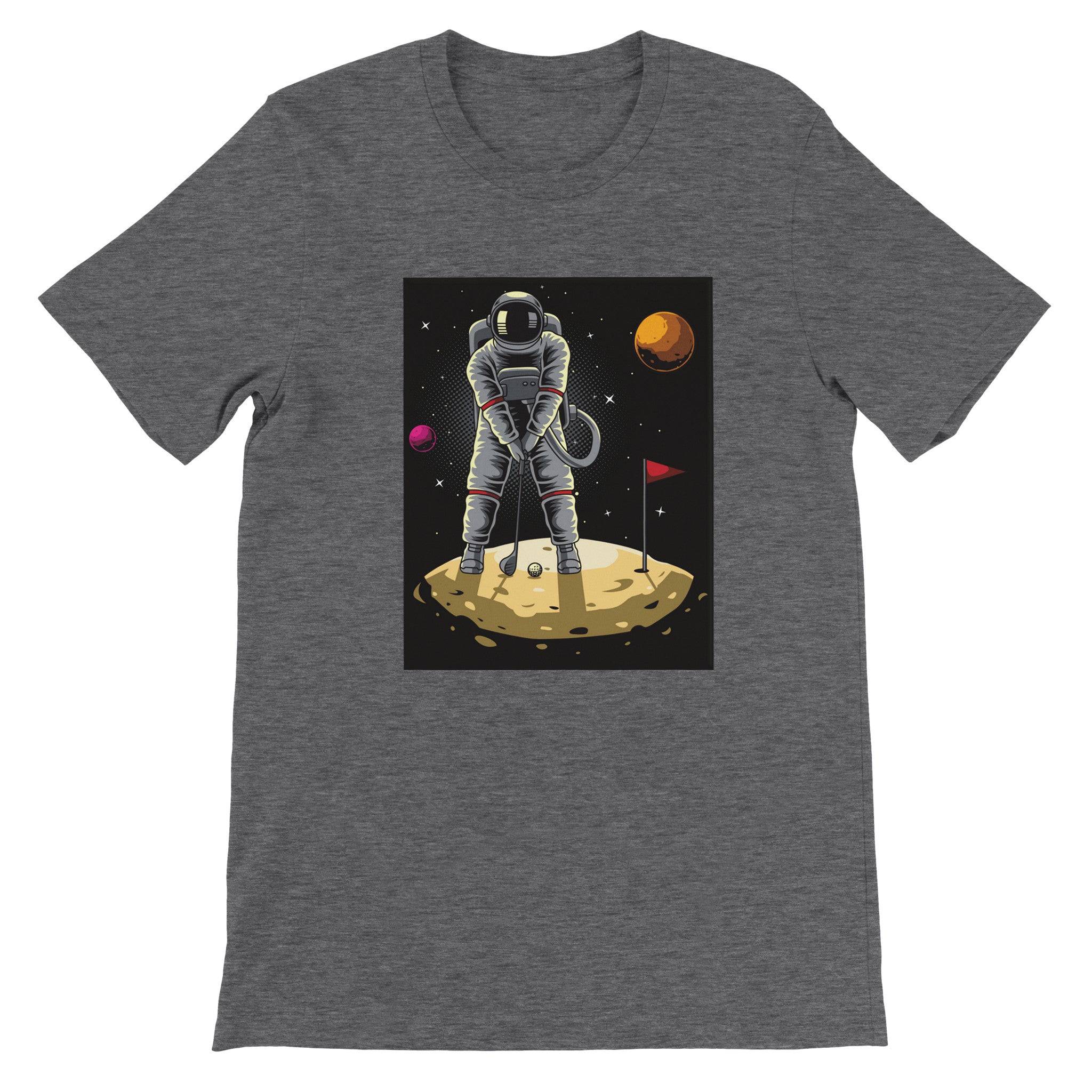 Budget Unisex Crewneck T-shirt/Astronaut-Golf - Enet Images
