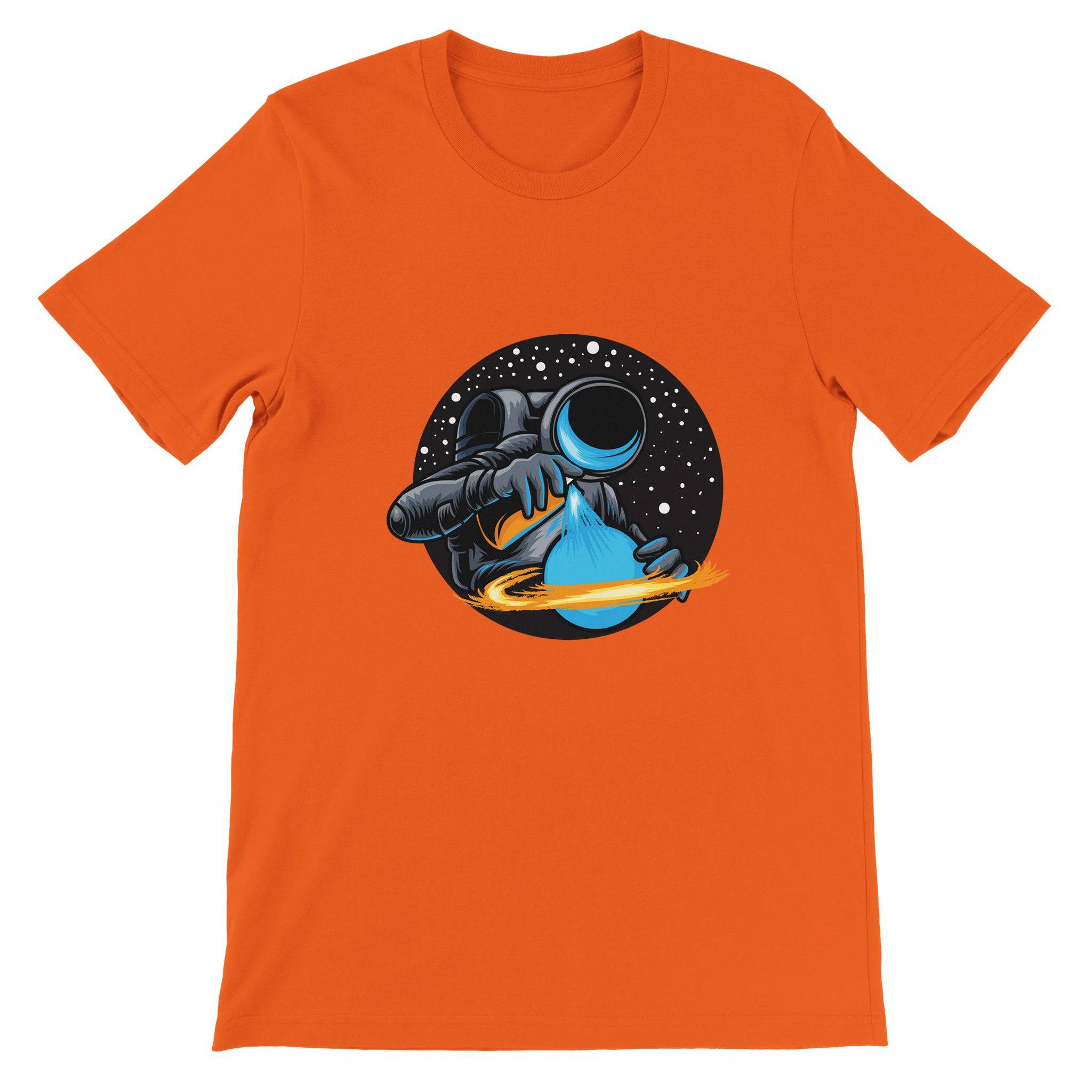 Budget Unisex Crewneck T-shirt/Astronaut-Spray - Enet Images
