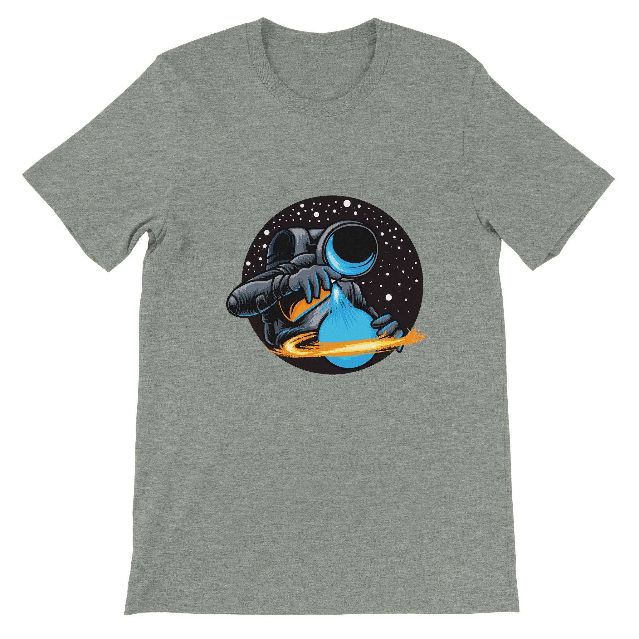 Budget Unisex Crewneck T-shirt/Astronaut-Spray - Enet Images
