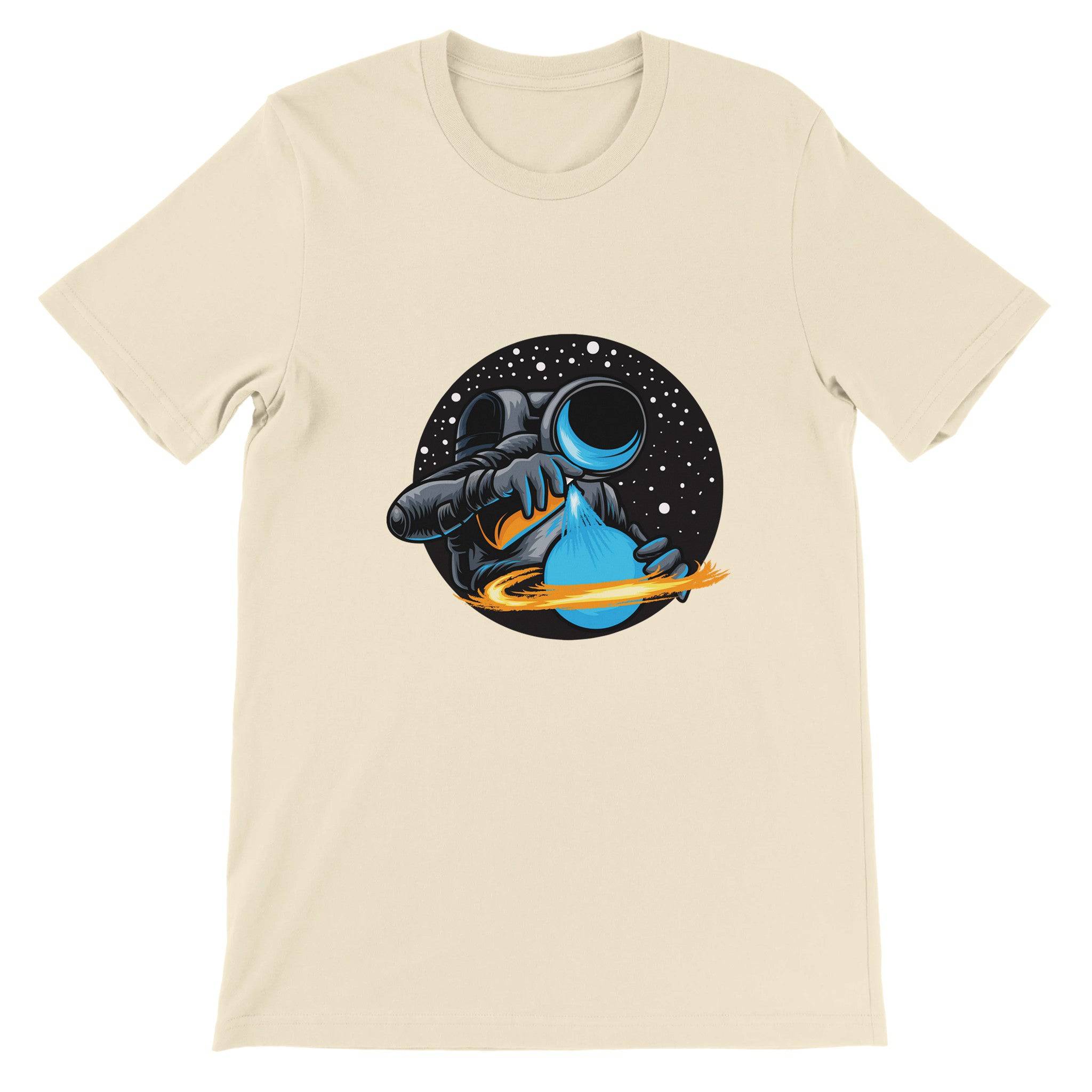 Budget Unisex Crewneck T-shirt/Astronaut-Spray - Enet Images