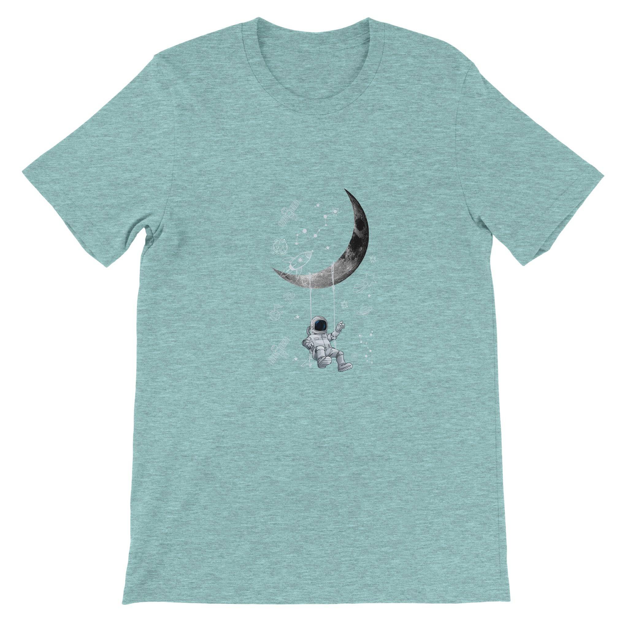 Budget Unisex Crewneck T-shirt/Astronaut-Swing - Enet Images